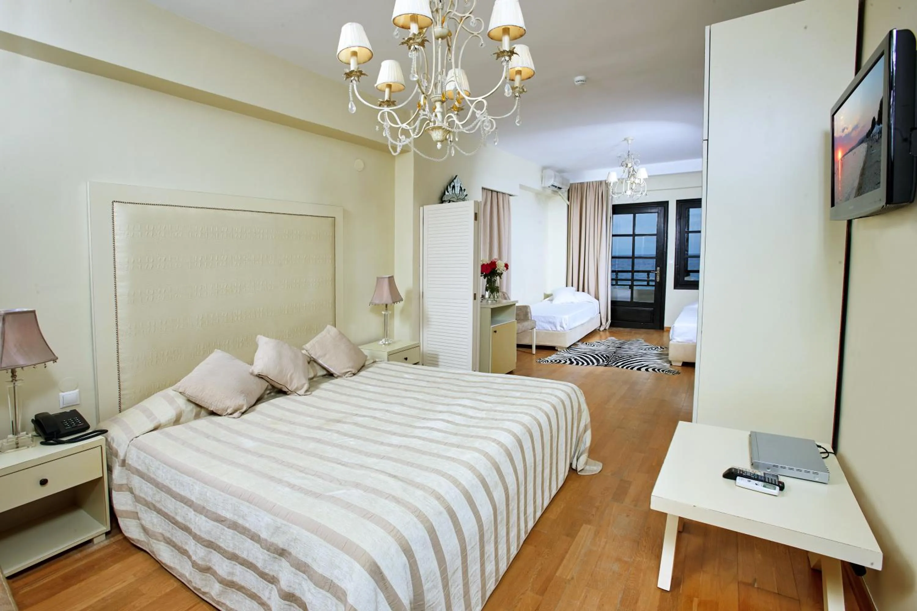 Bed in Assa Maris Beach Hotel