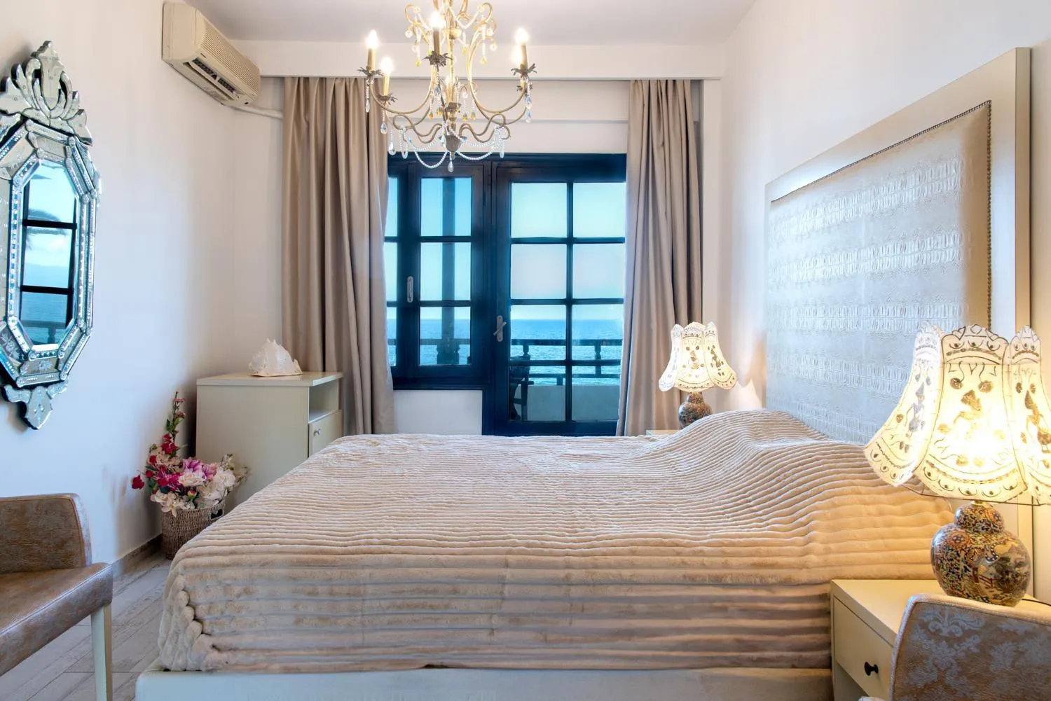 Decorative detail, Bed in Assa Maris Beach Hotel