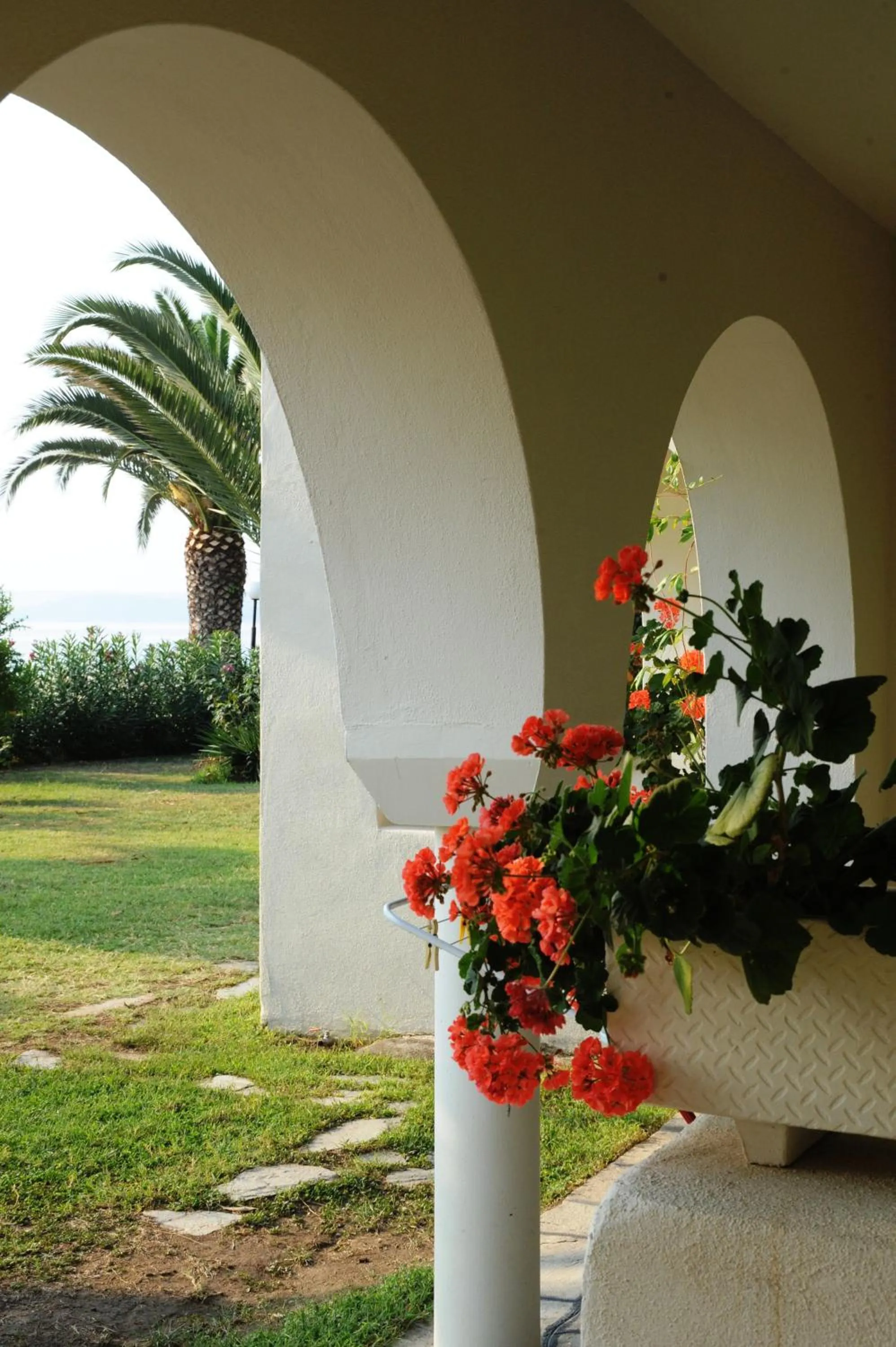 Patio in Assa Maris Beach Hotel
