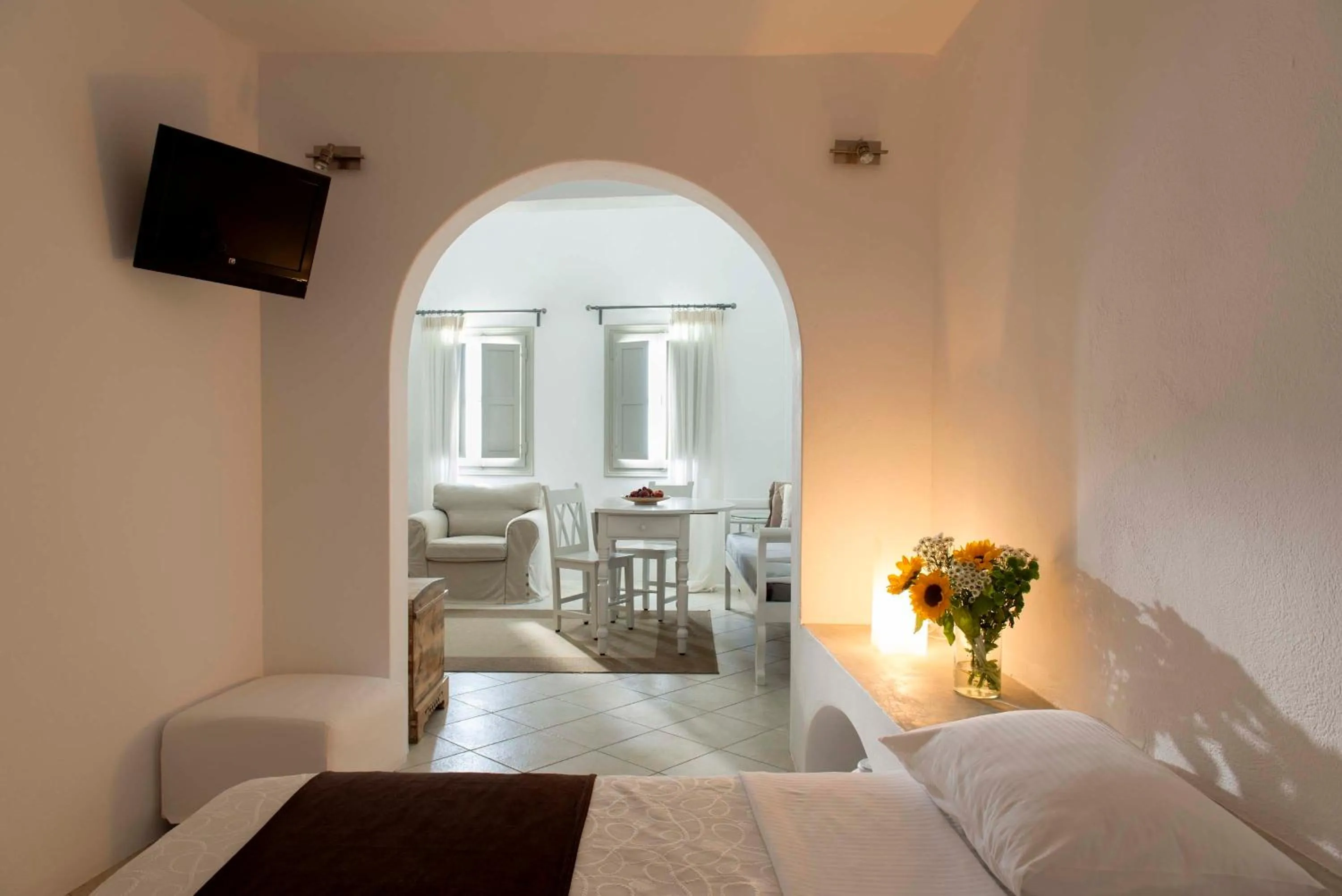 Bed in Gorgona Villas