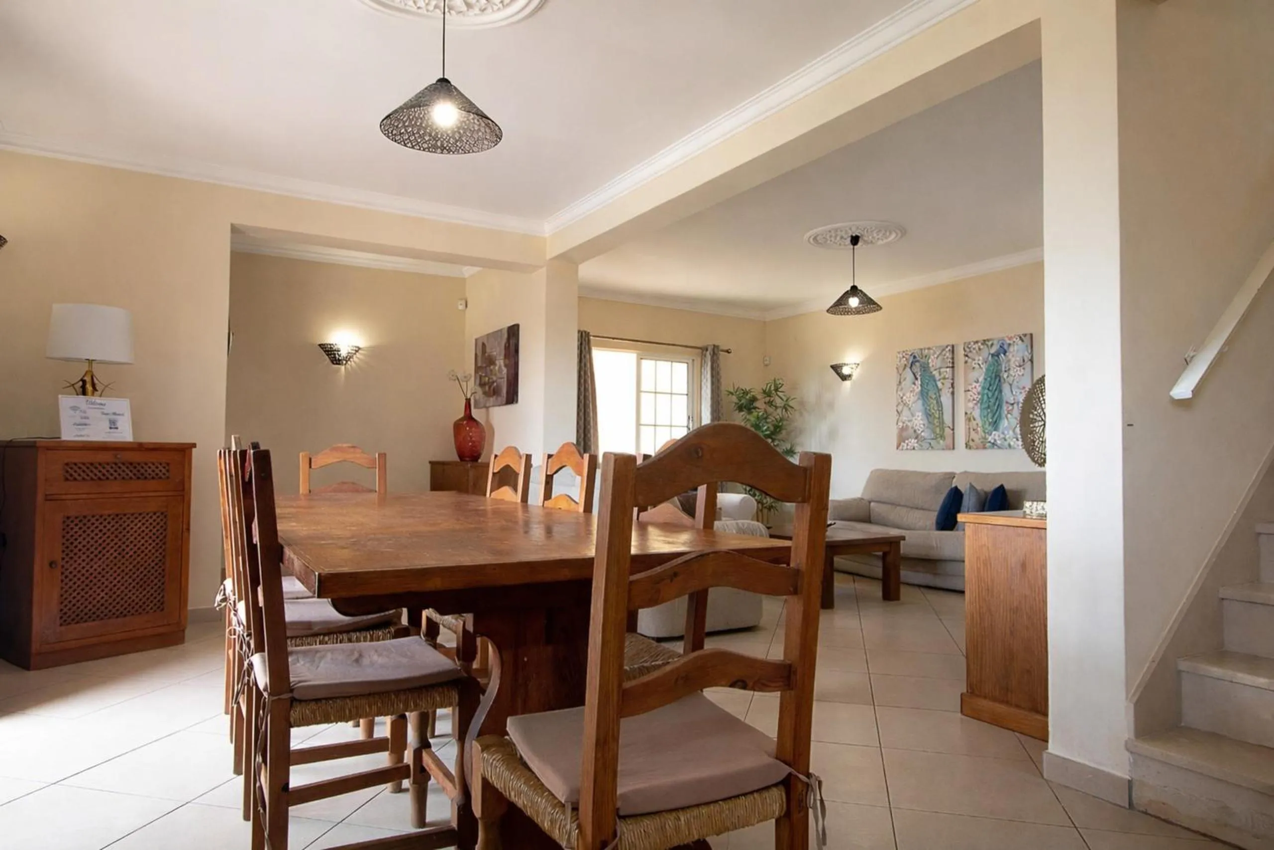 Dining area in Villa Panoramica by Algarve Holidays