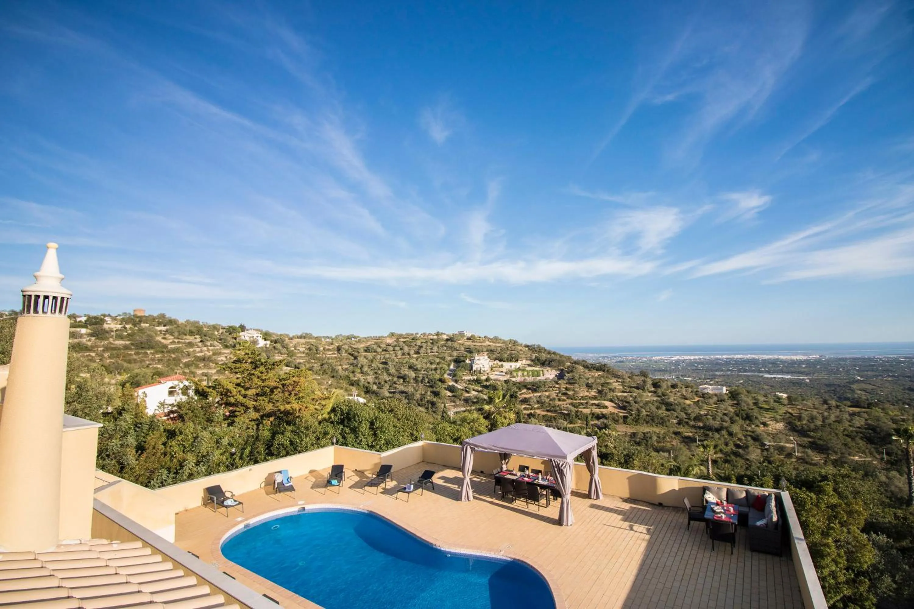Sea view in Villa Panoramica by Algarve Holidays