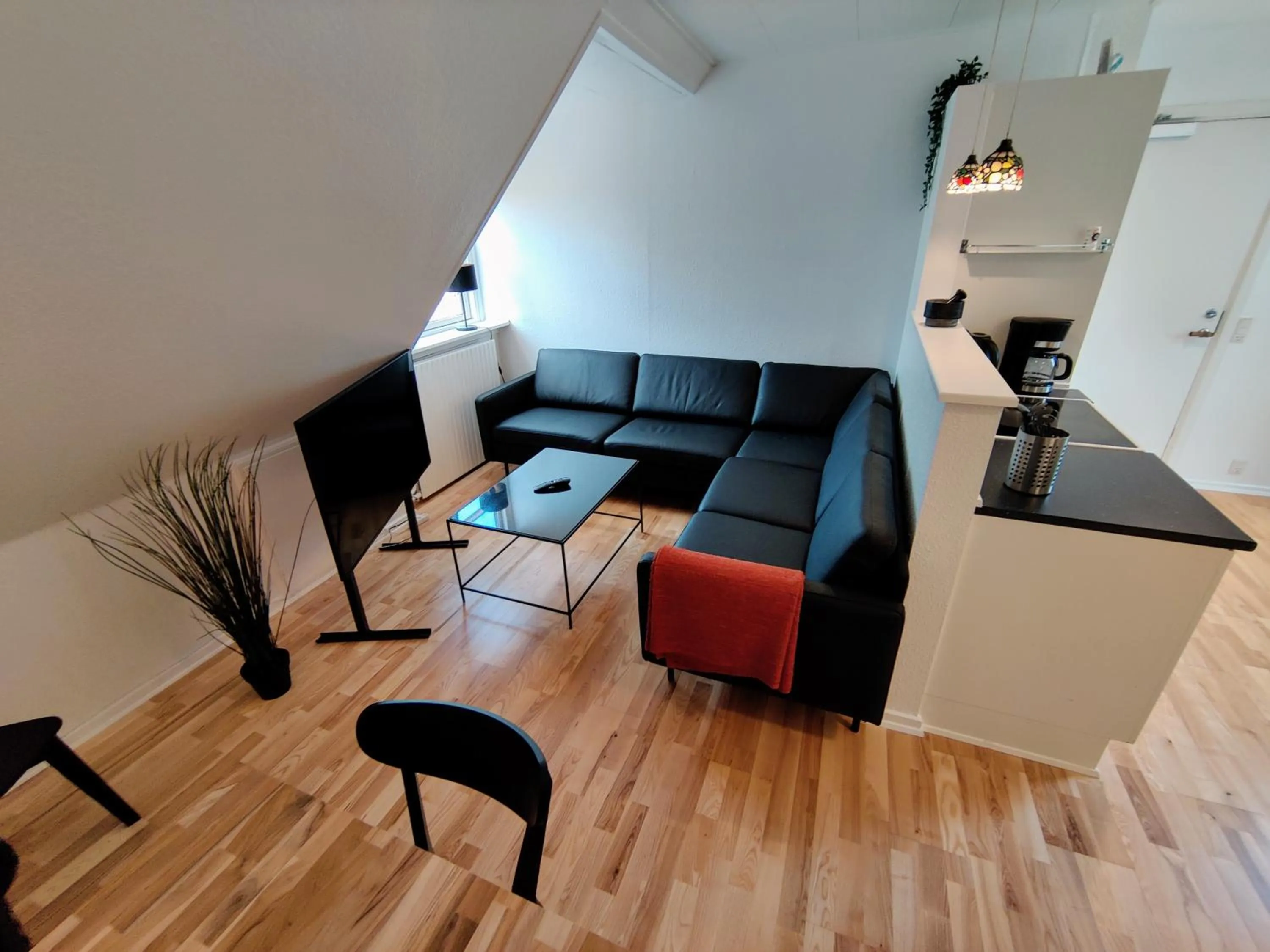 Living room in Provstegården Bed & Breakfast