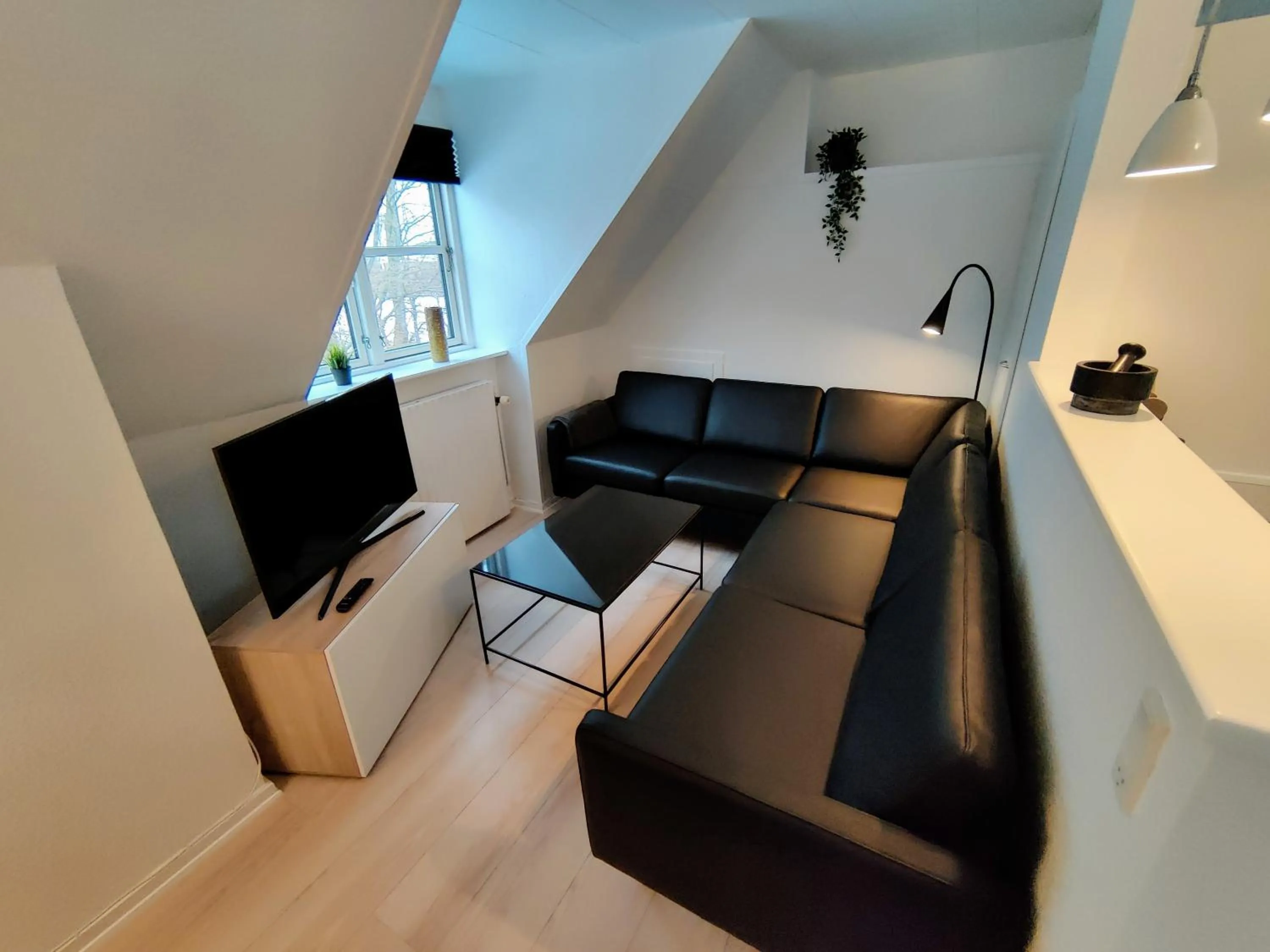 Living room in Provstegården Bed & Breakfast