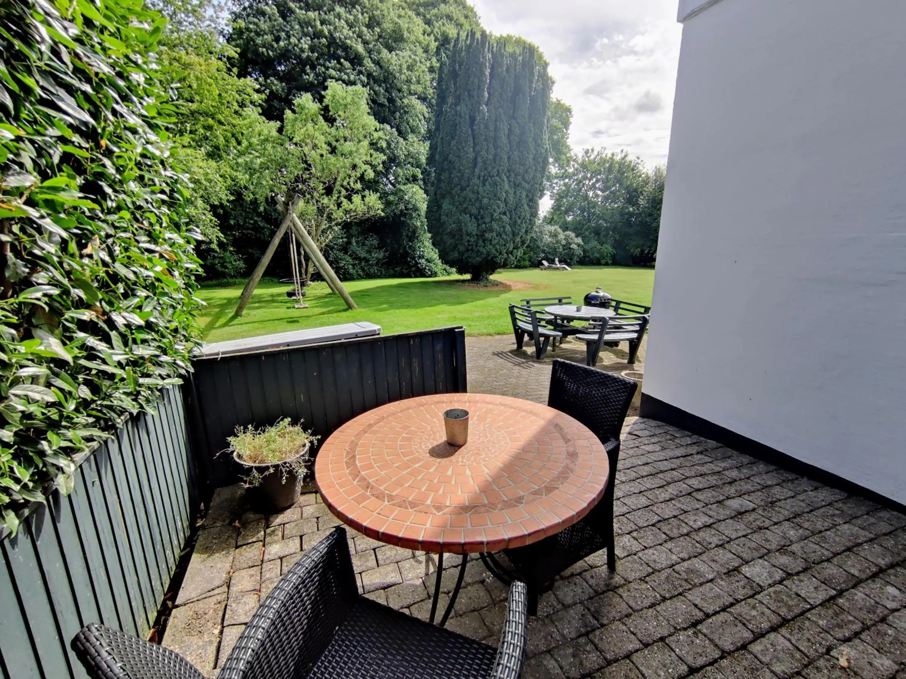 Patio in Provstegården Bed & Breakfast