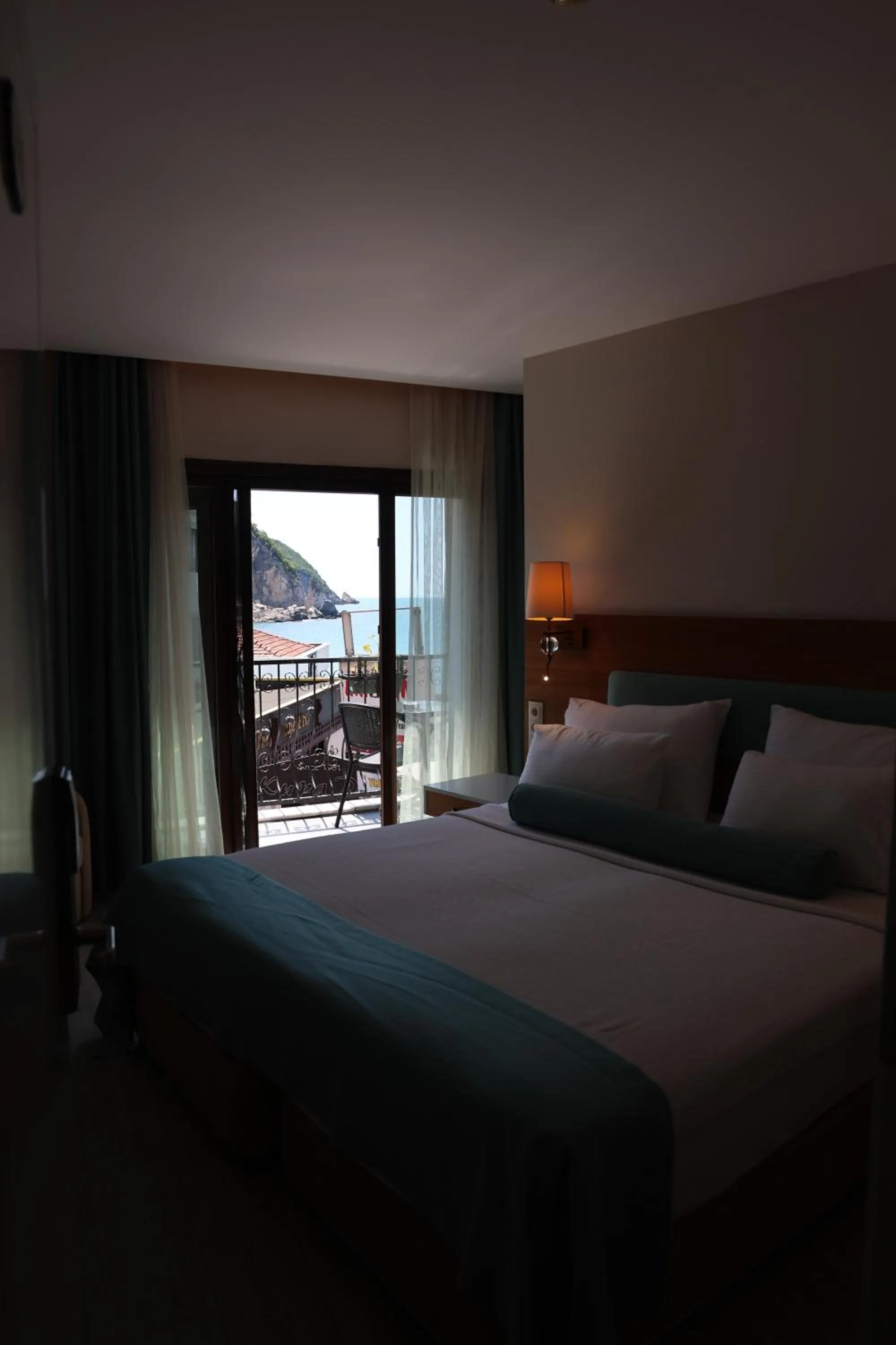 View (from property/room), Bed in Sardinia Otel