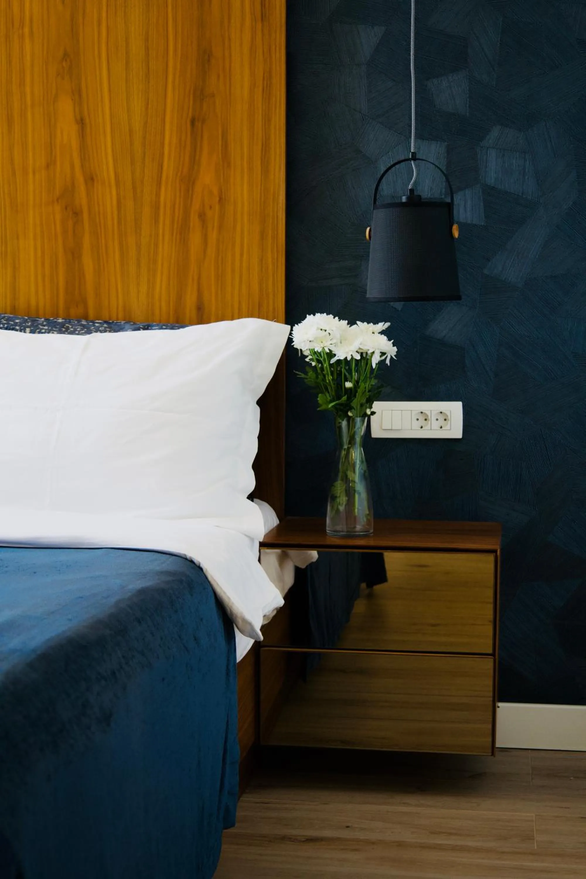 Bed in Hvar Riva Rooms