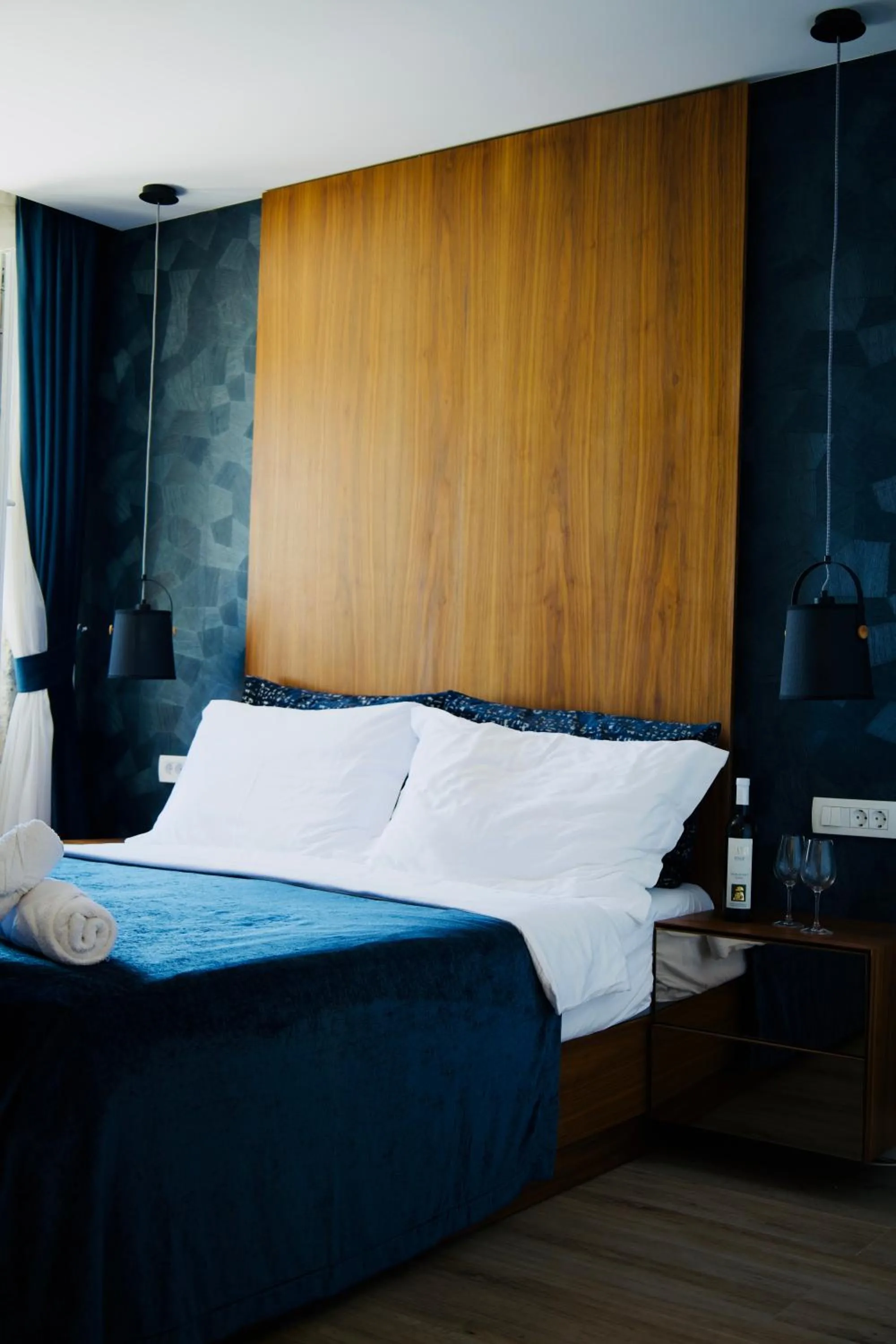 Bed in Hvar Riva Rooms