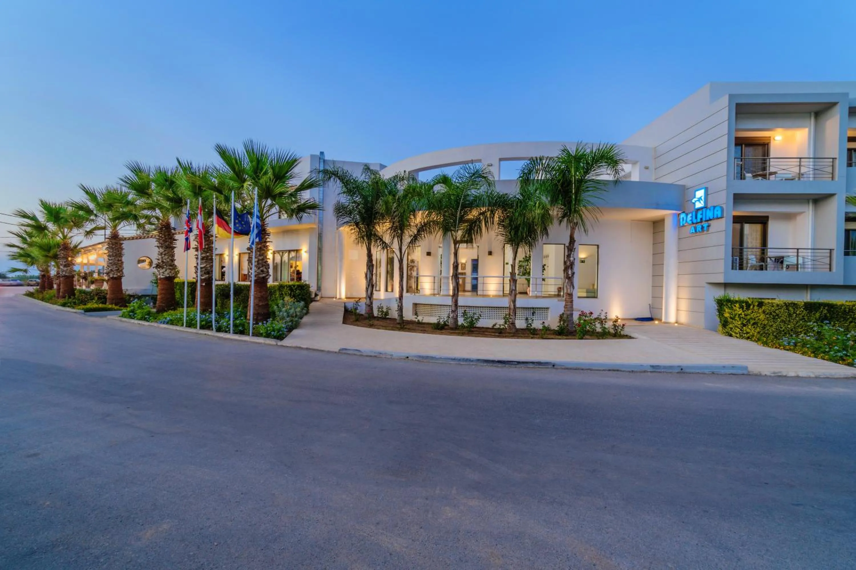 Property building in Delfina Boutique Hotel