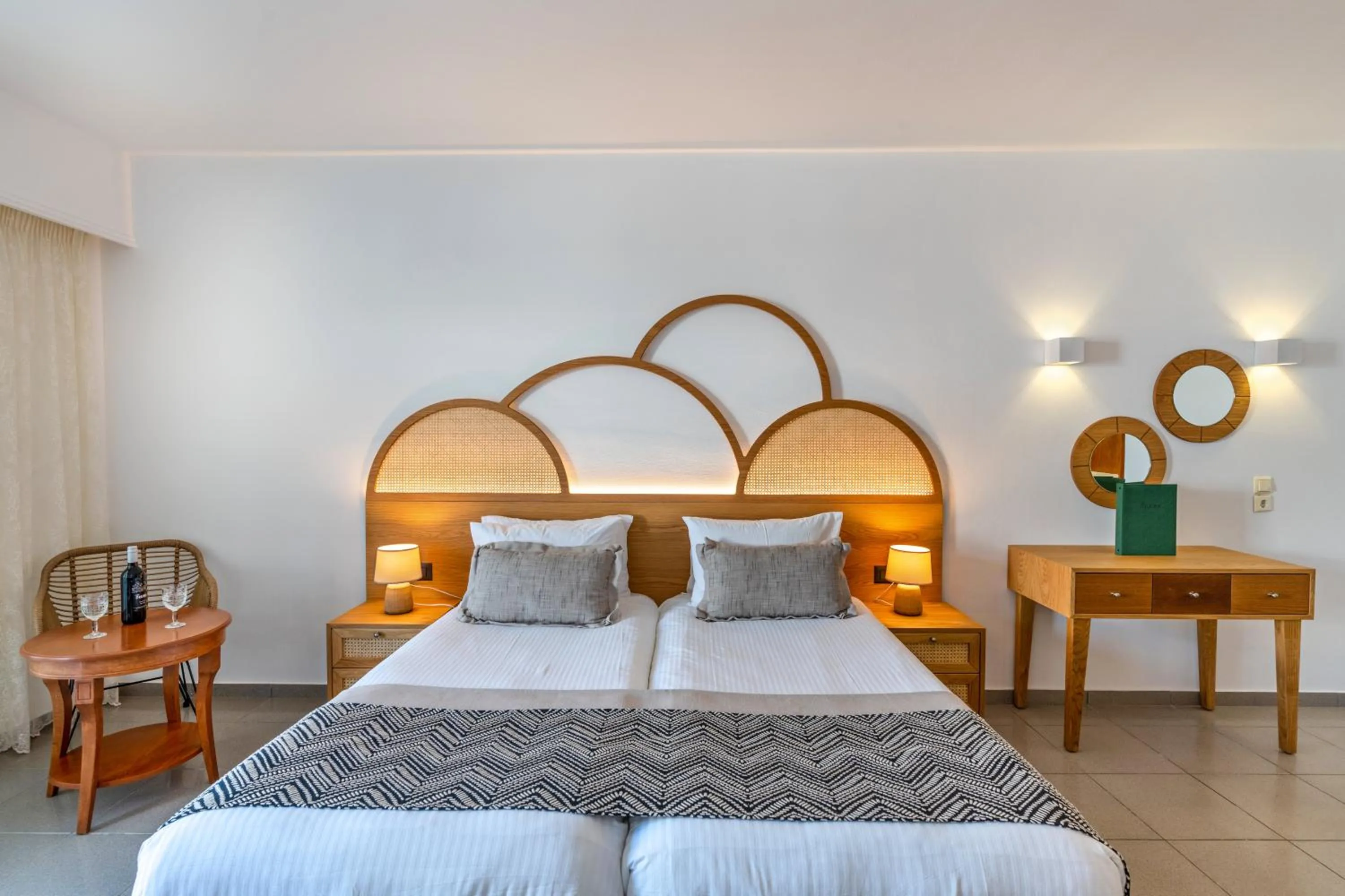 Bed in Delfina Boutique Hotel