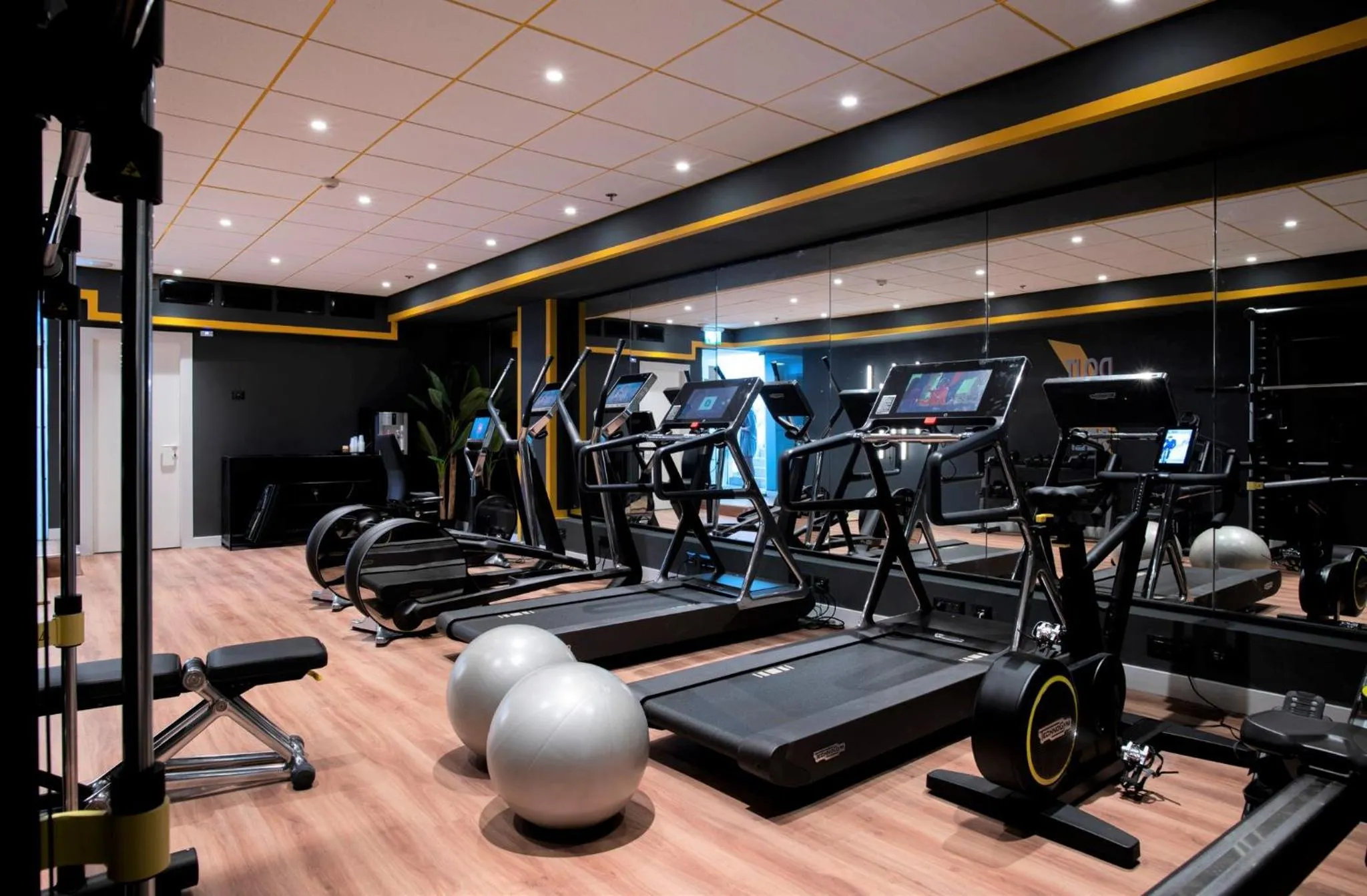 Fitness centre/facilities in Crowne Plaza Tel Aviv Beach by IHG