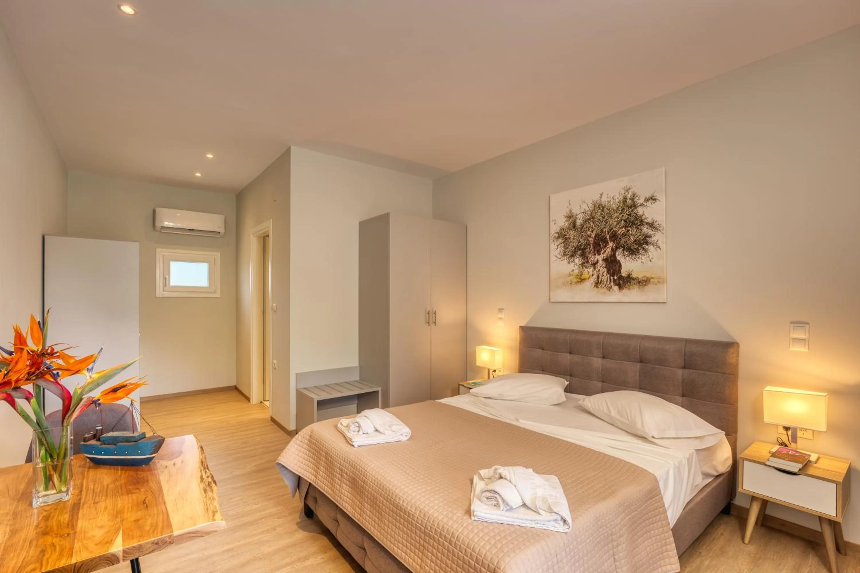 Bedroom, Bed in Folies Corfu Town Hotel Apartments