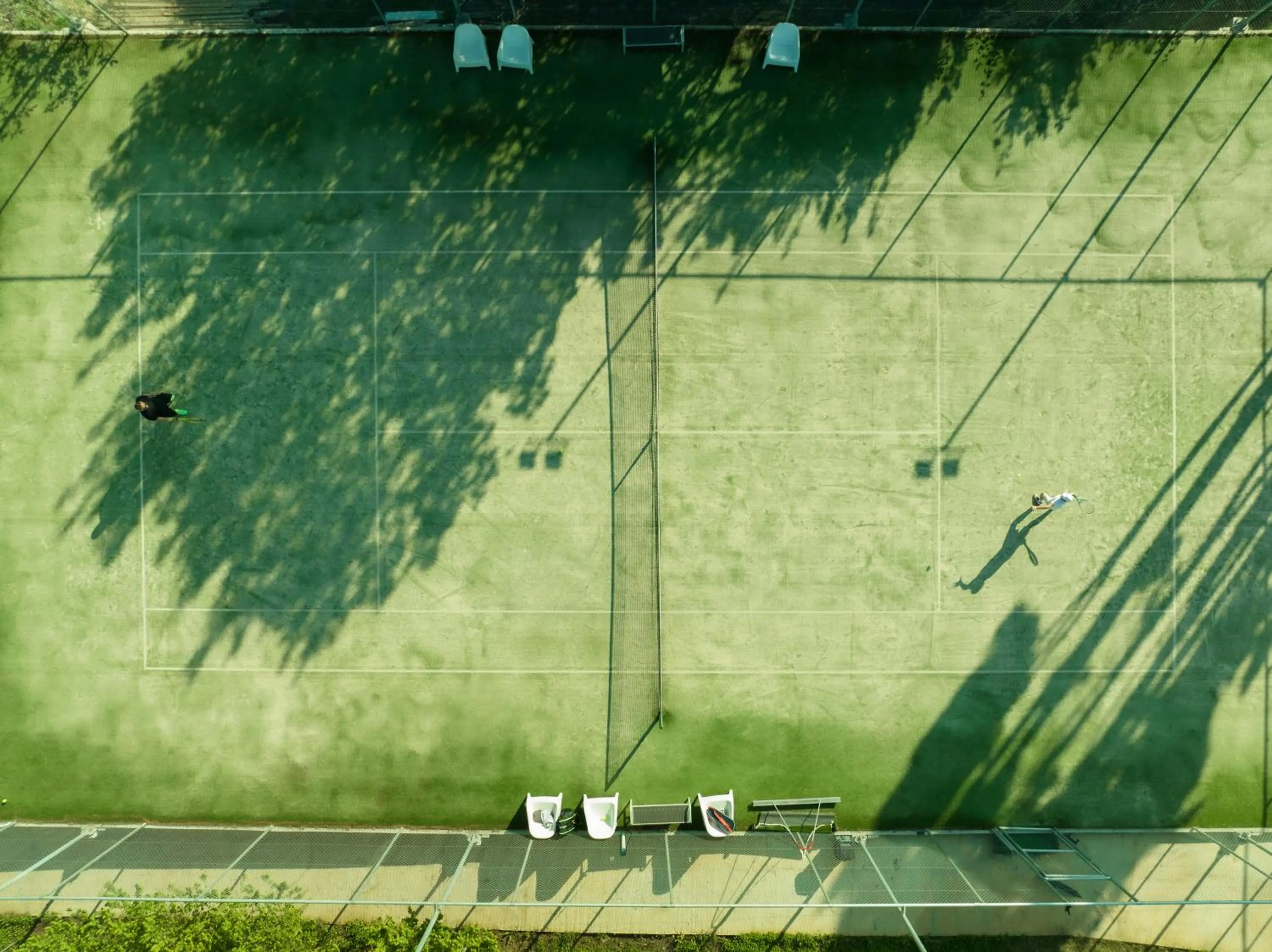 Tennis court in Folies Corfu Town Hotel Apartments