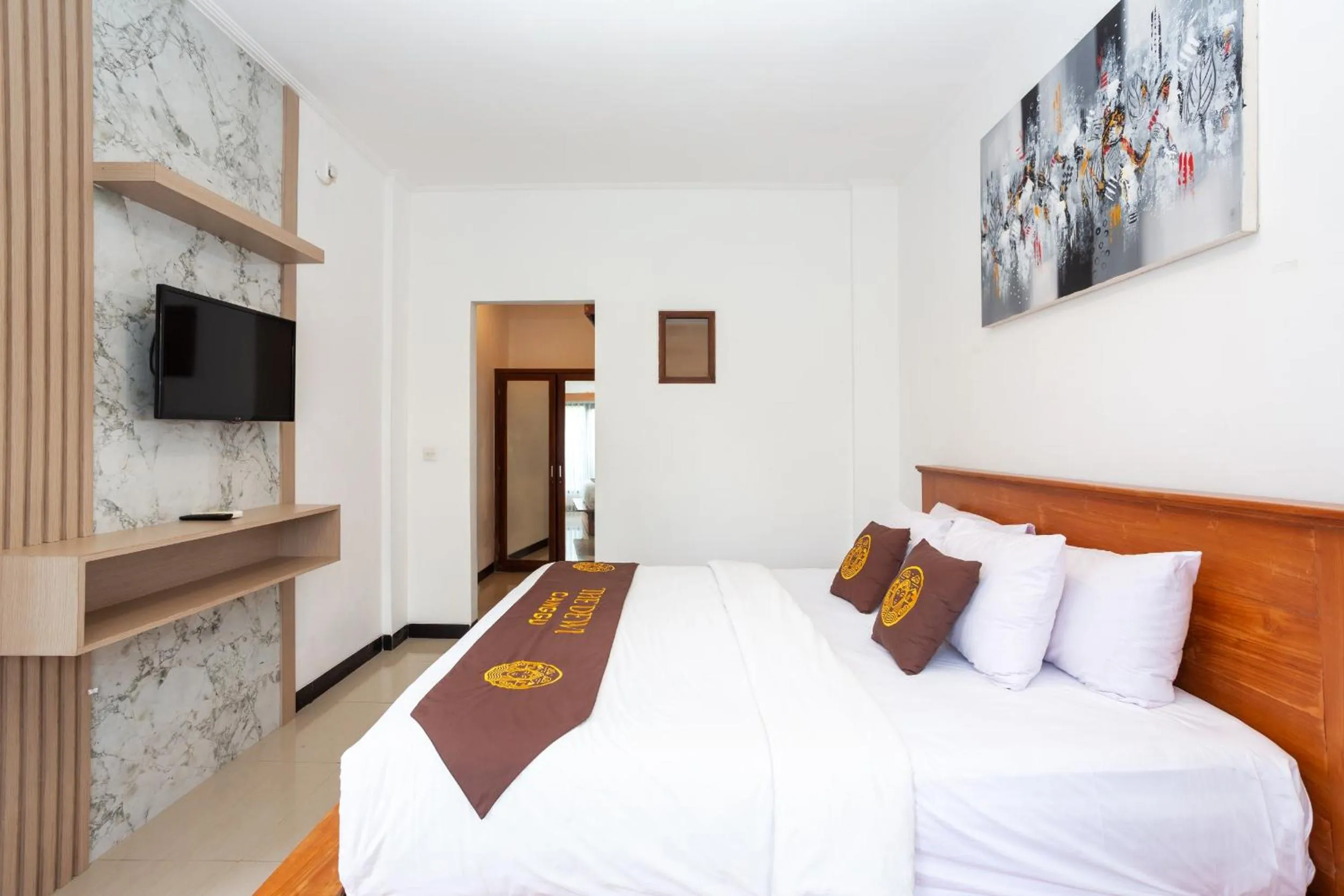 Bed in The Dewi Canggu Villa