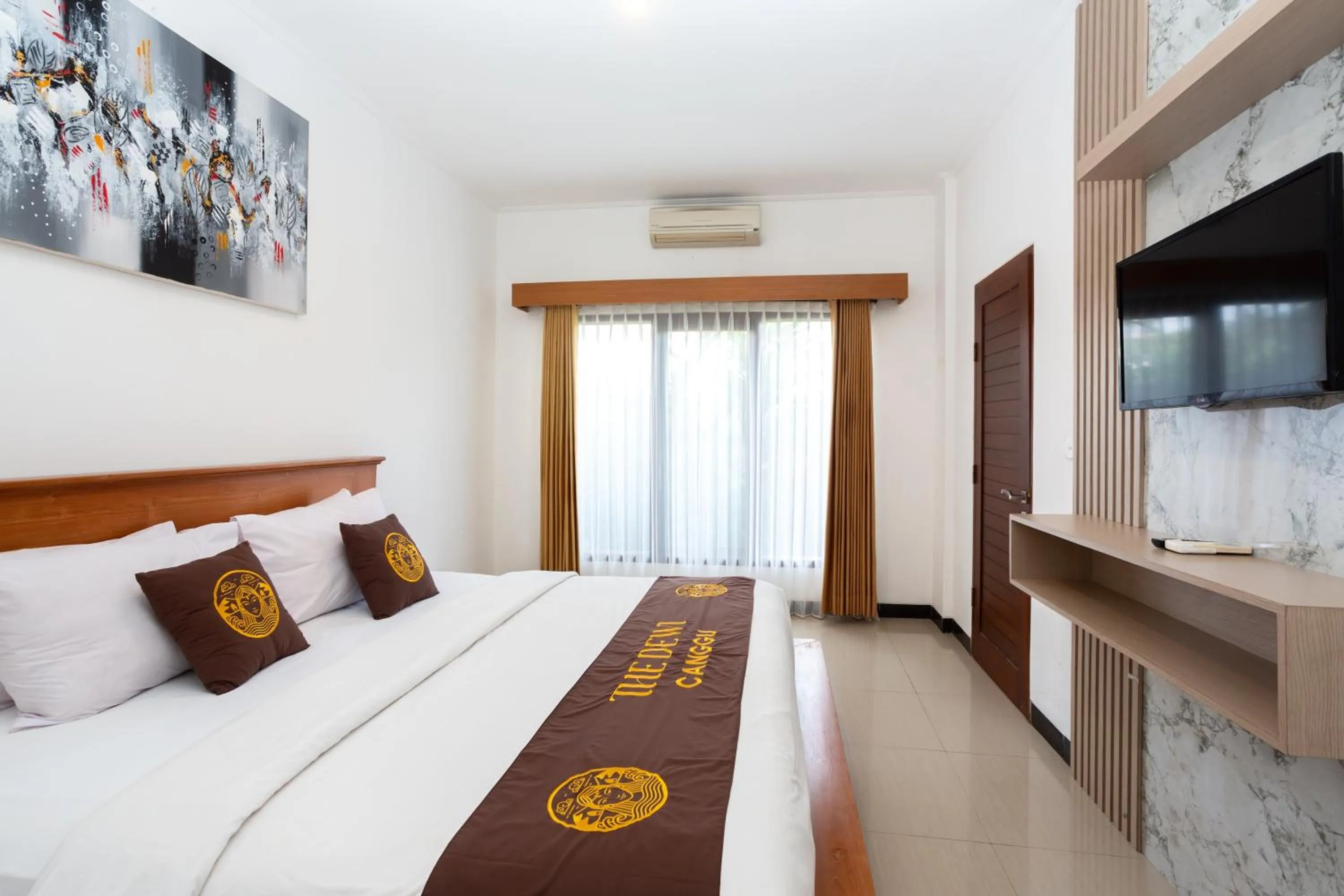 Bed in The Dewi Canggu Villa