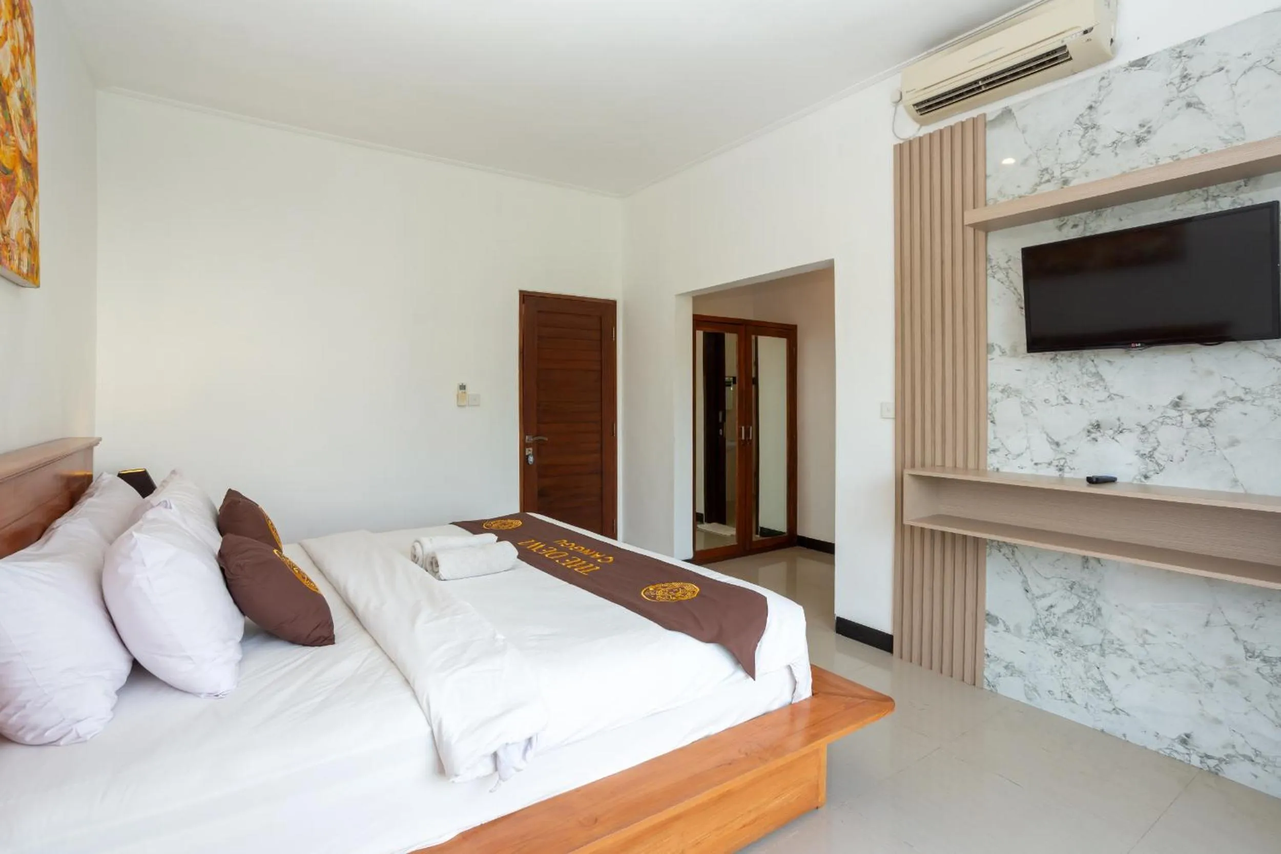 Bed in The Dewi Canggu Villa