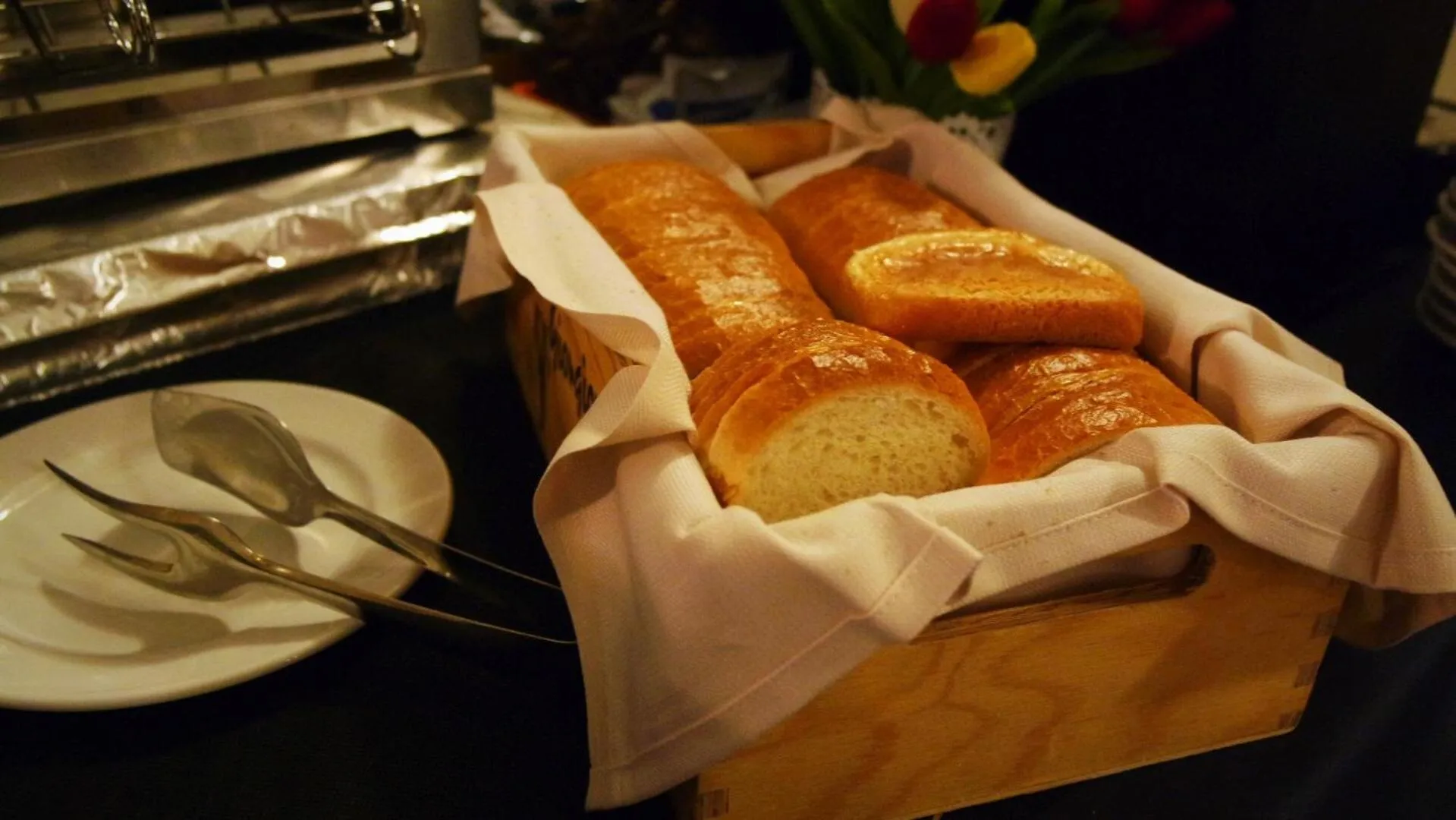 Buffet breakfast in Albergo Della Roccia