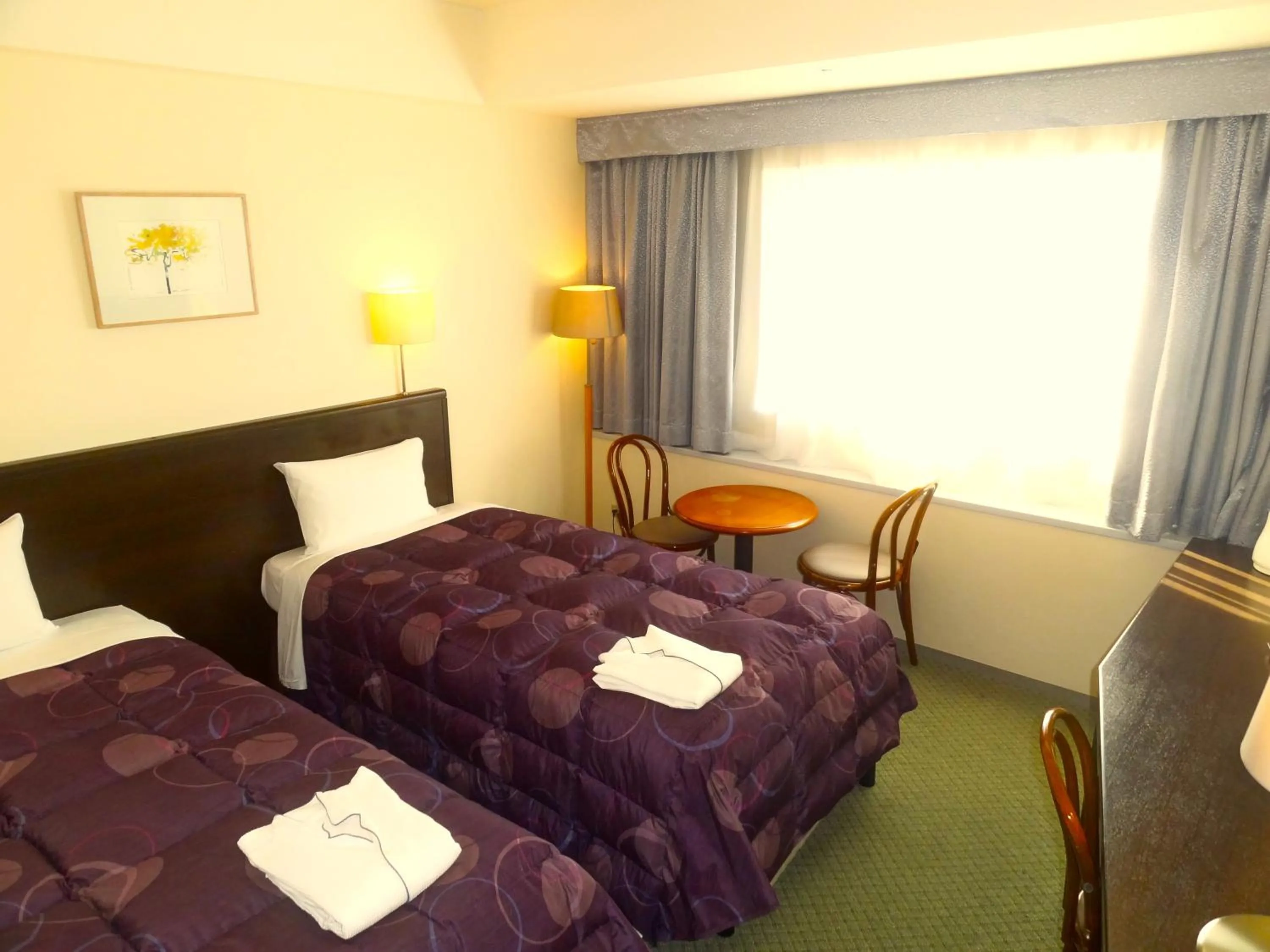 Bed in Yokohama Techno Tower Hotel