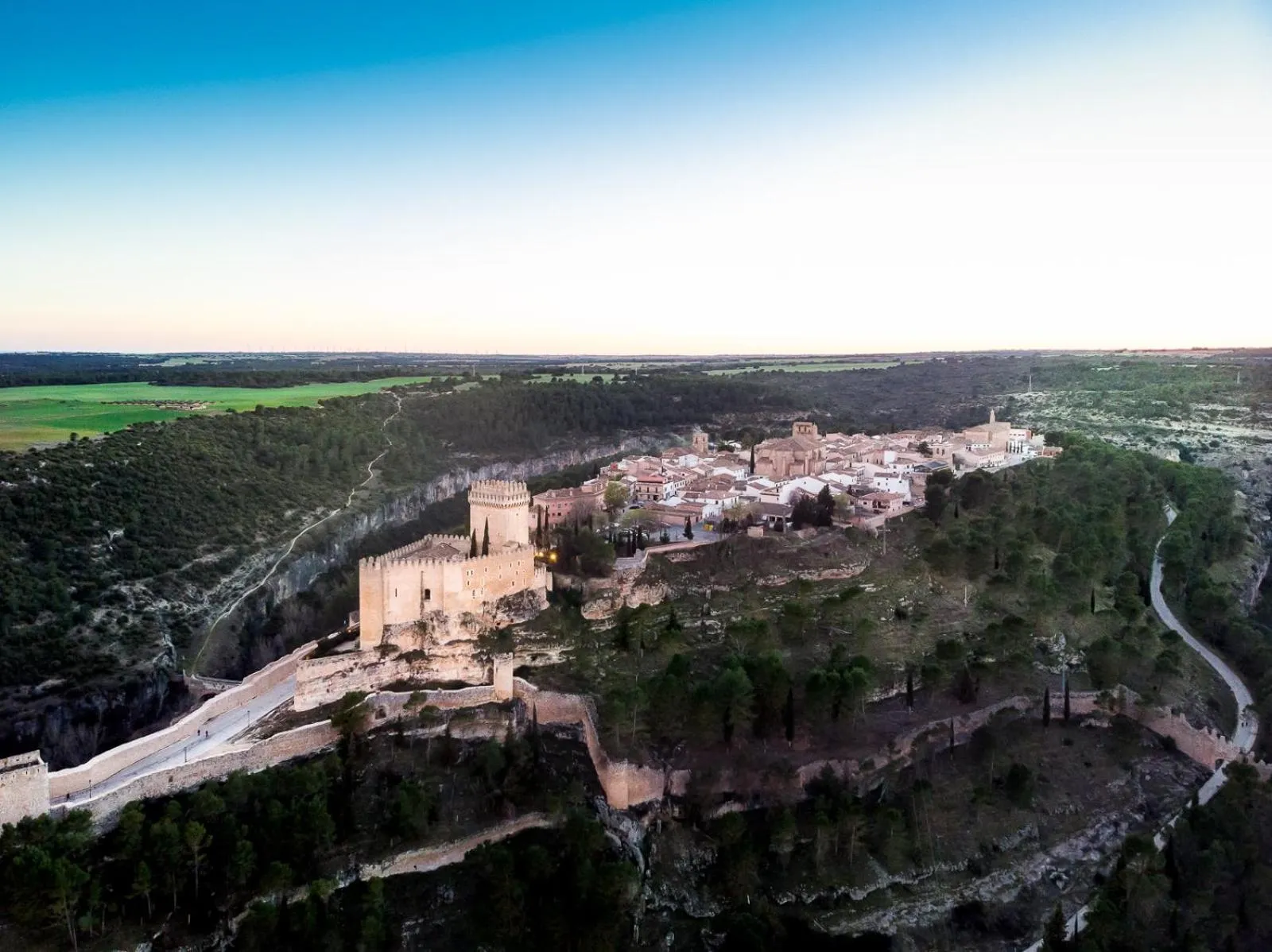 Bird's eye view in Parador de Alarcón