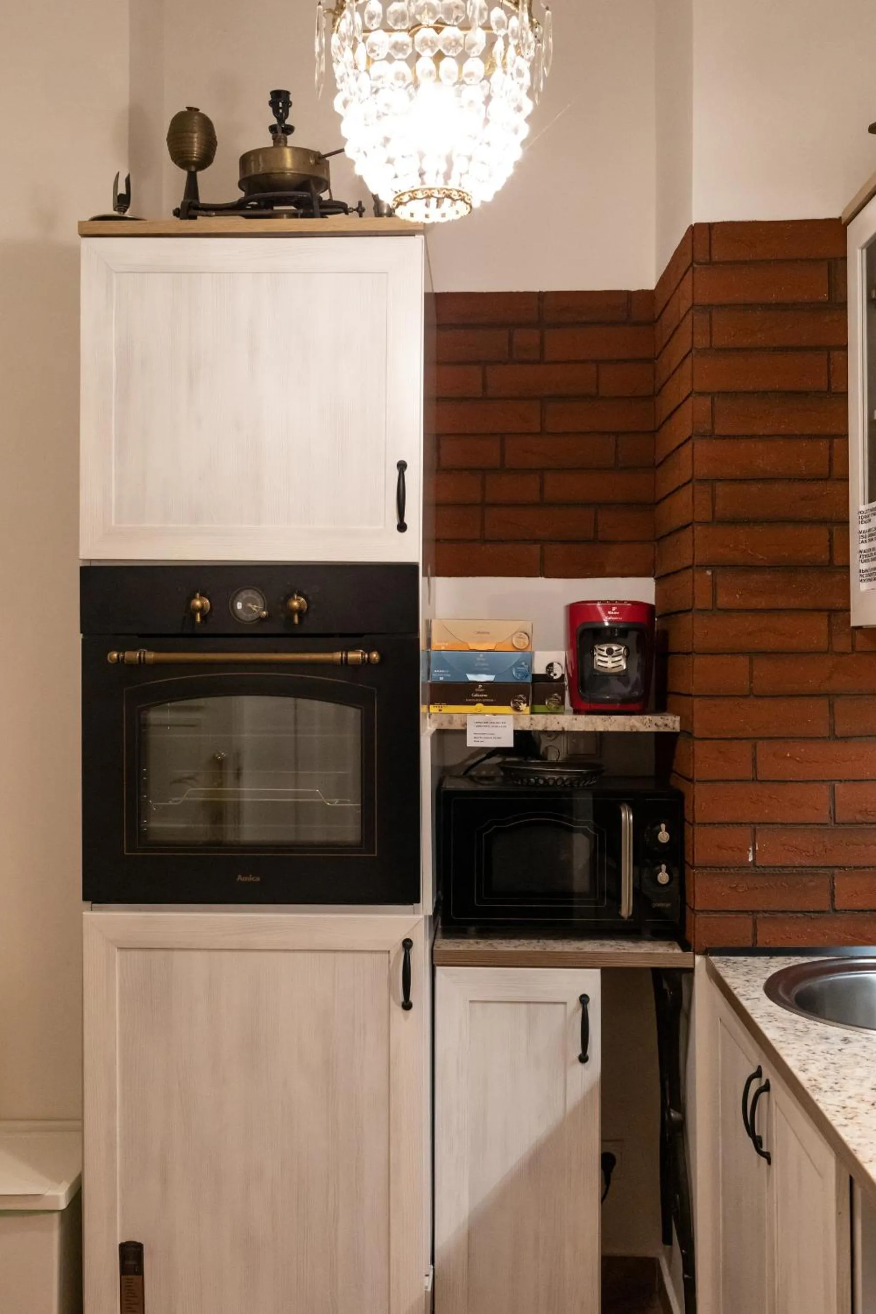 Kitchen or kitchenette in St. Terezie - Baroque Residence
