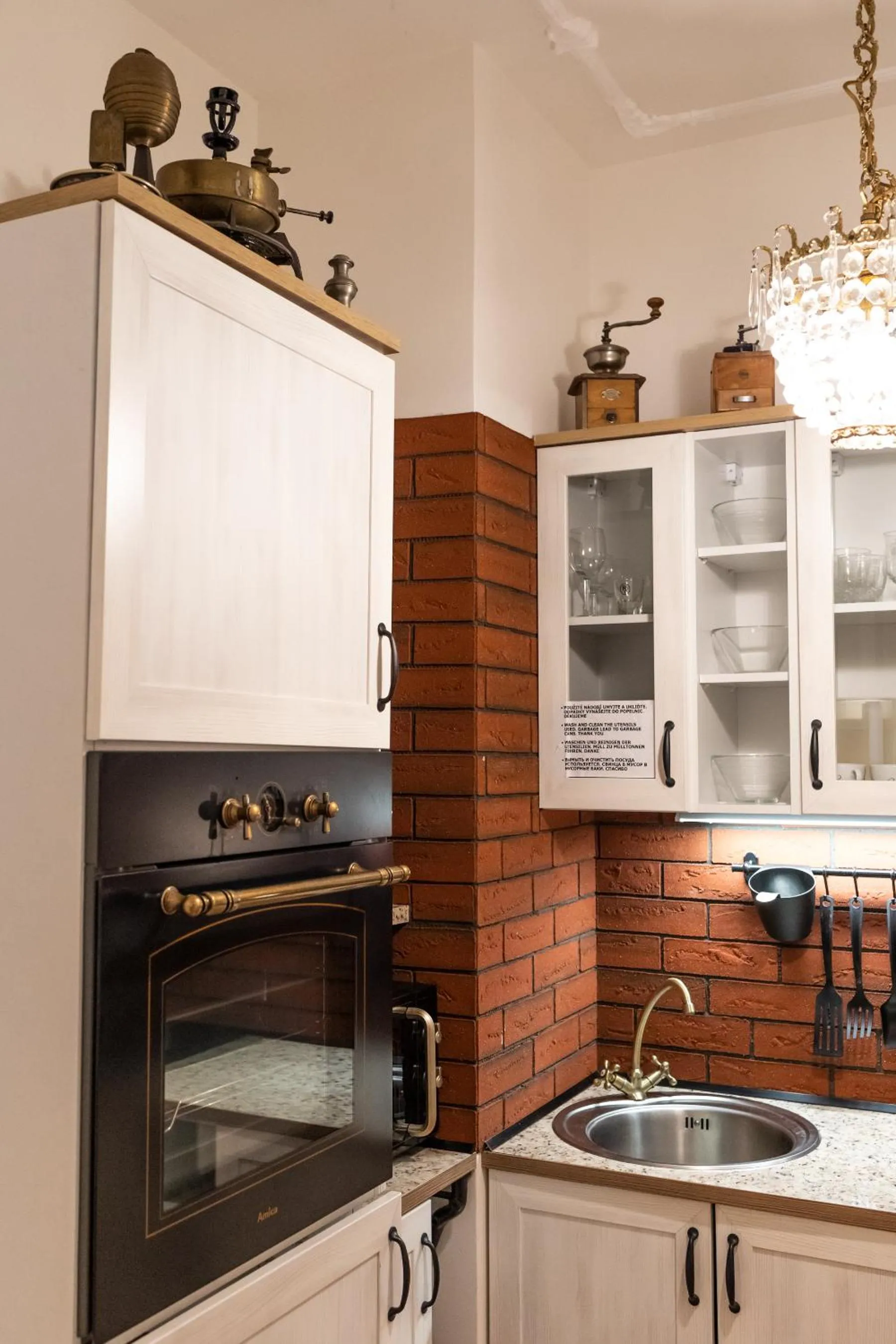 Kitchen or kitchenette in St. Terezie - Baroque Residence