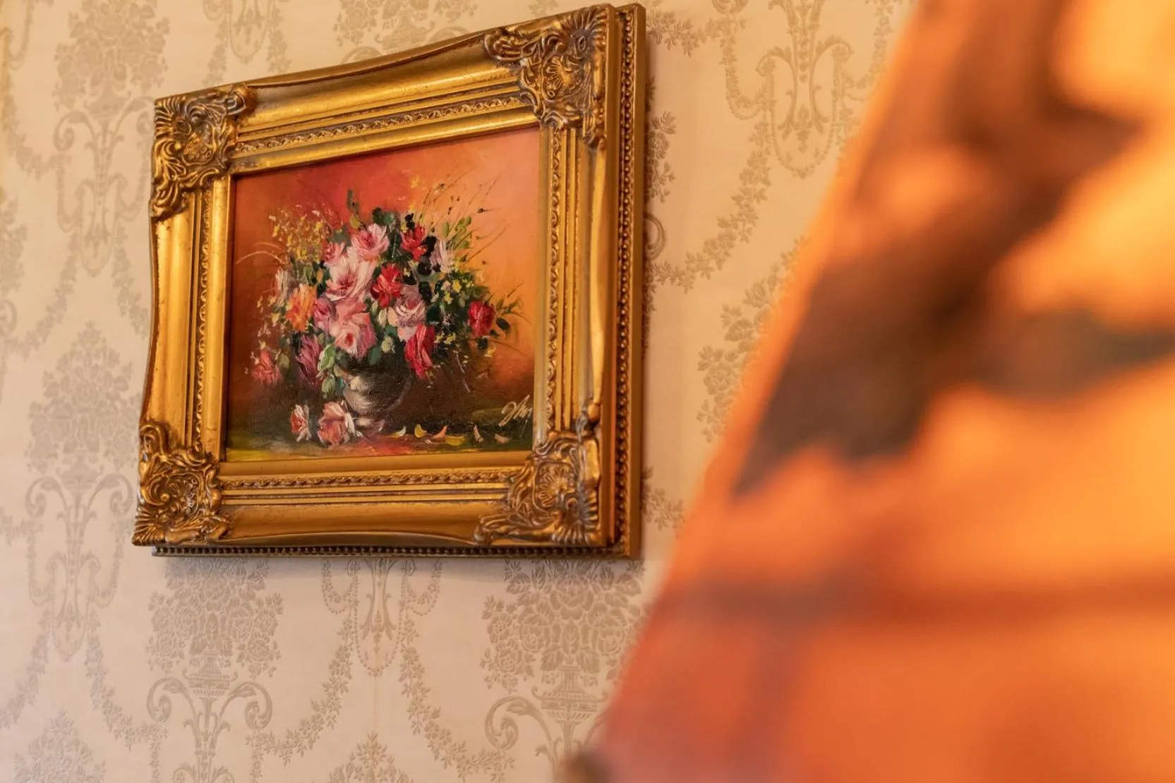 Decorative detail in St. Terezie - Baroque Residence