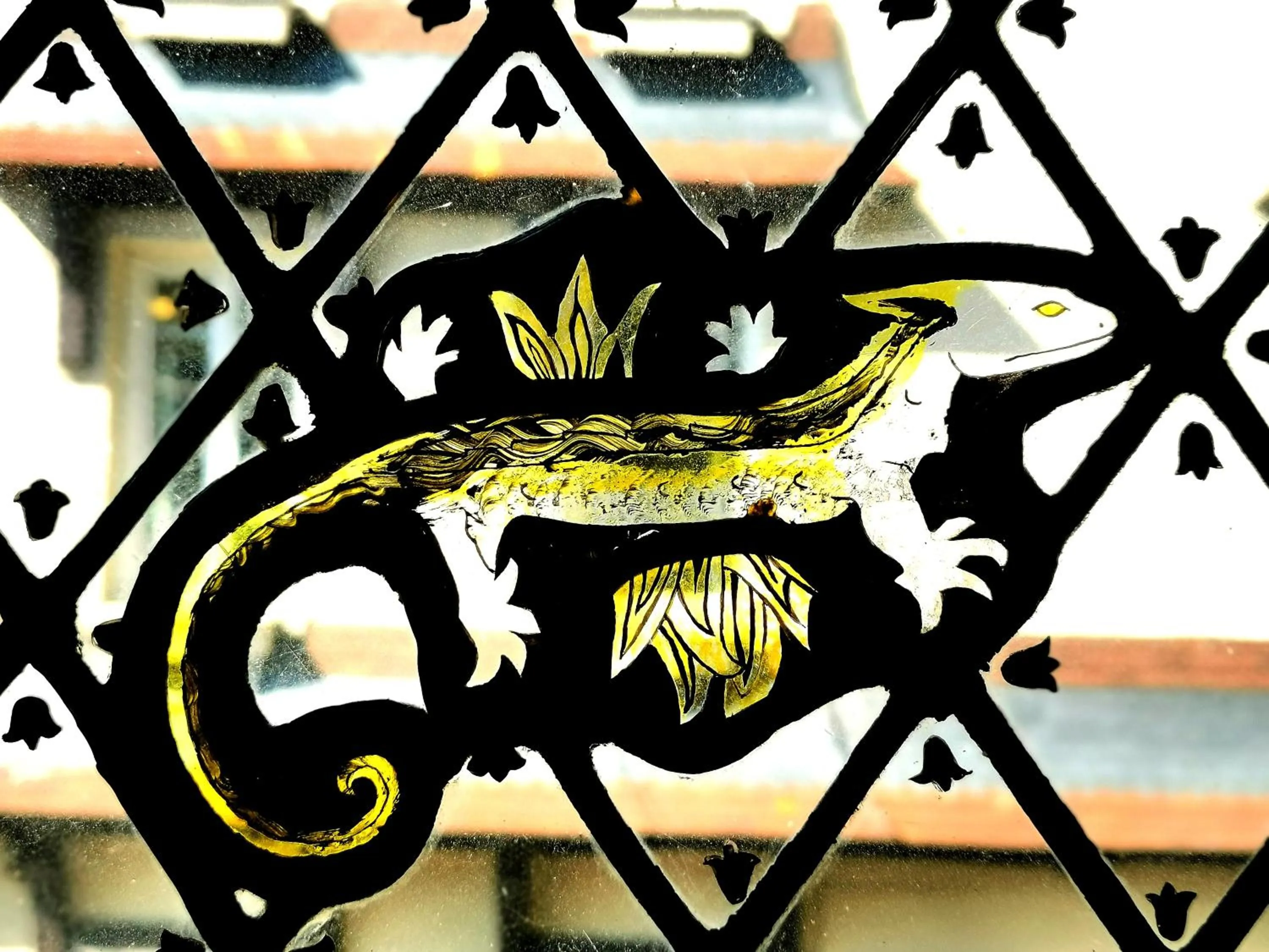 Decorative detail in Hotel La Résidence Manoir De La Salamandre