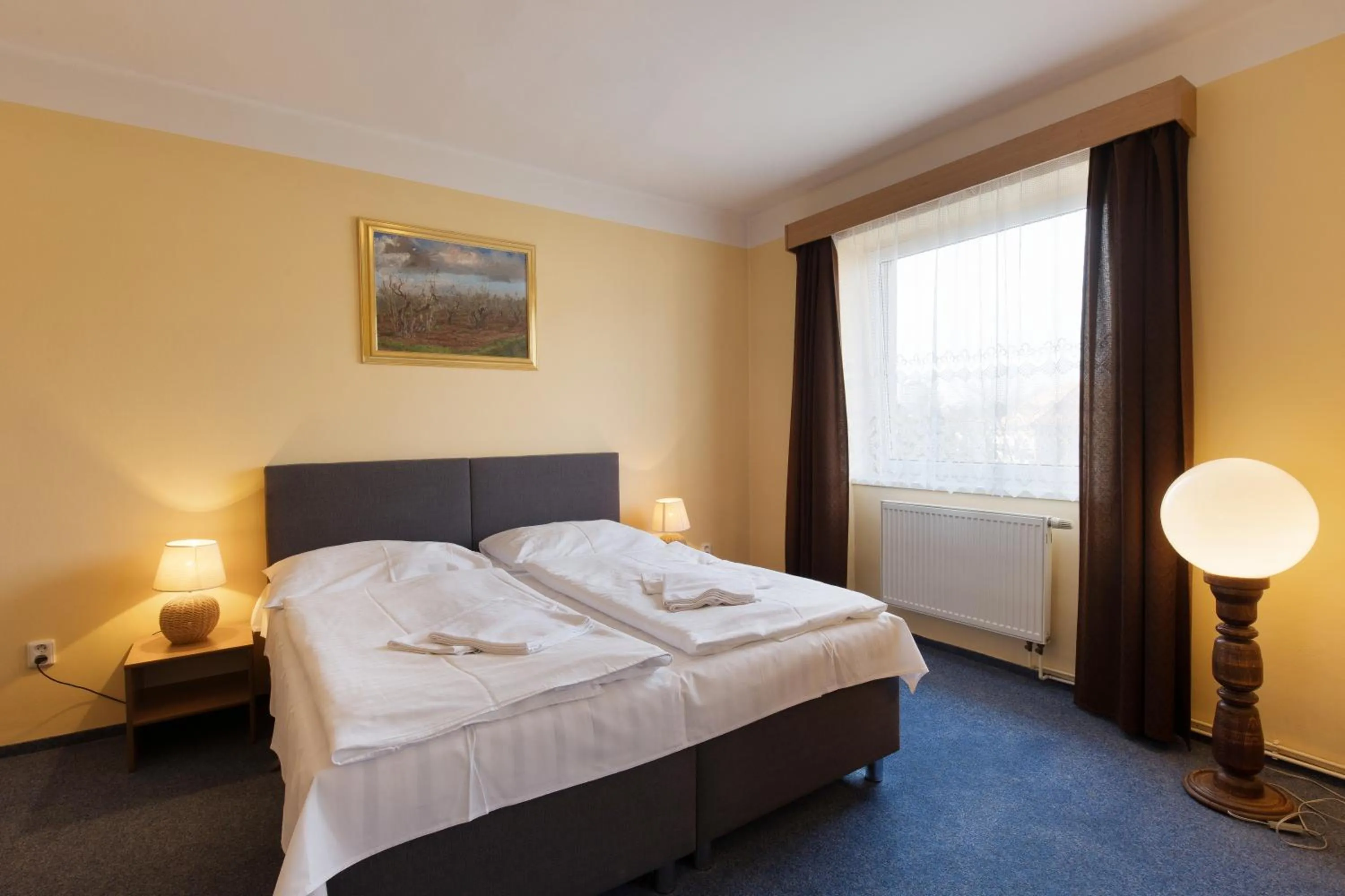 Bedroom, Bed in Hotel Belvedere Příbram