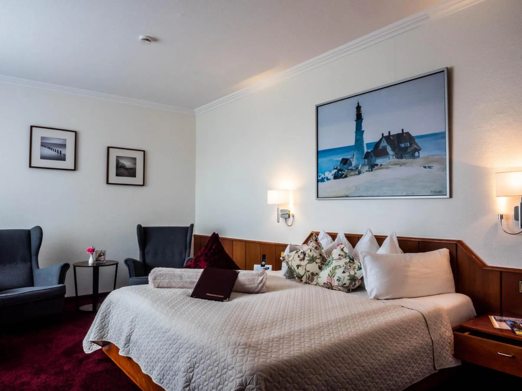 Photo of the whole room, Bed in Garni Hotel & Appartements Nordstrand