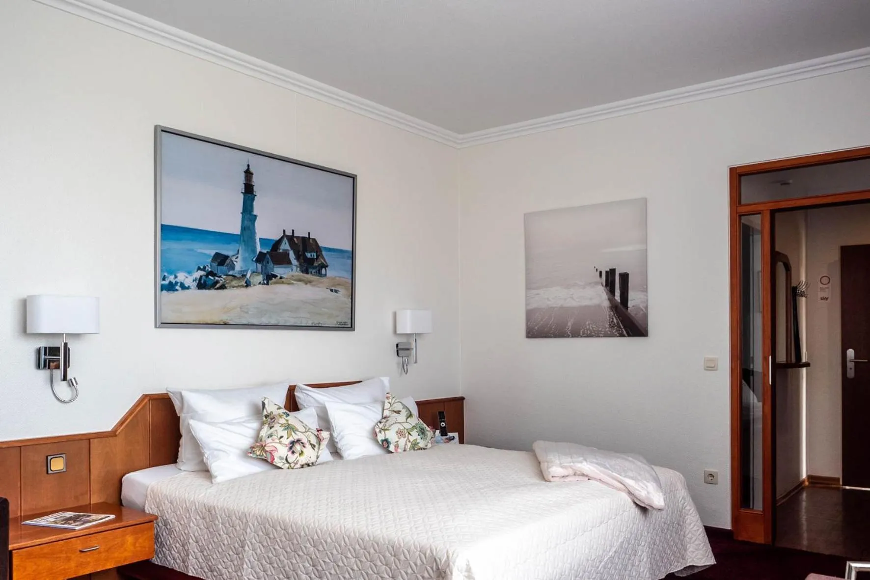 Bed in Garni Hotel & Appartements Nordstrand