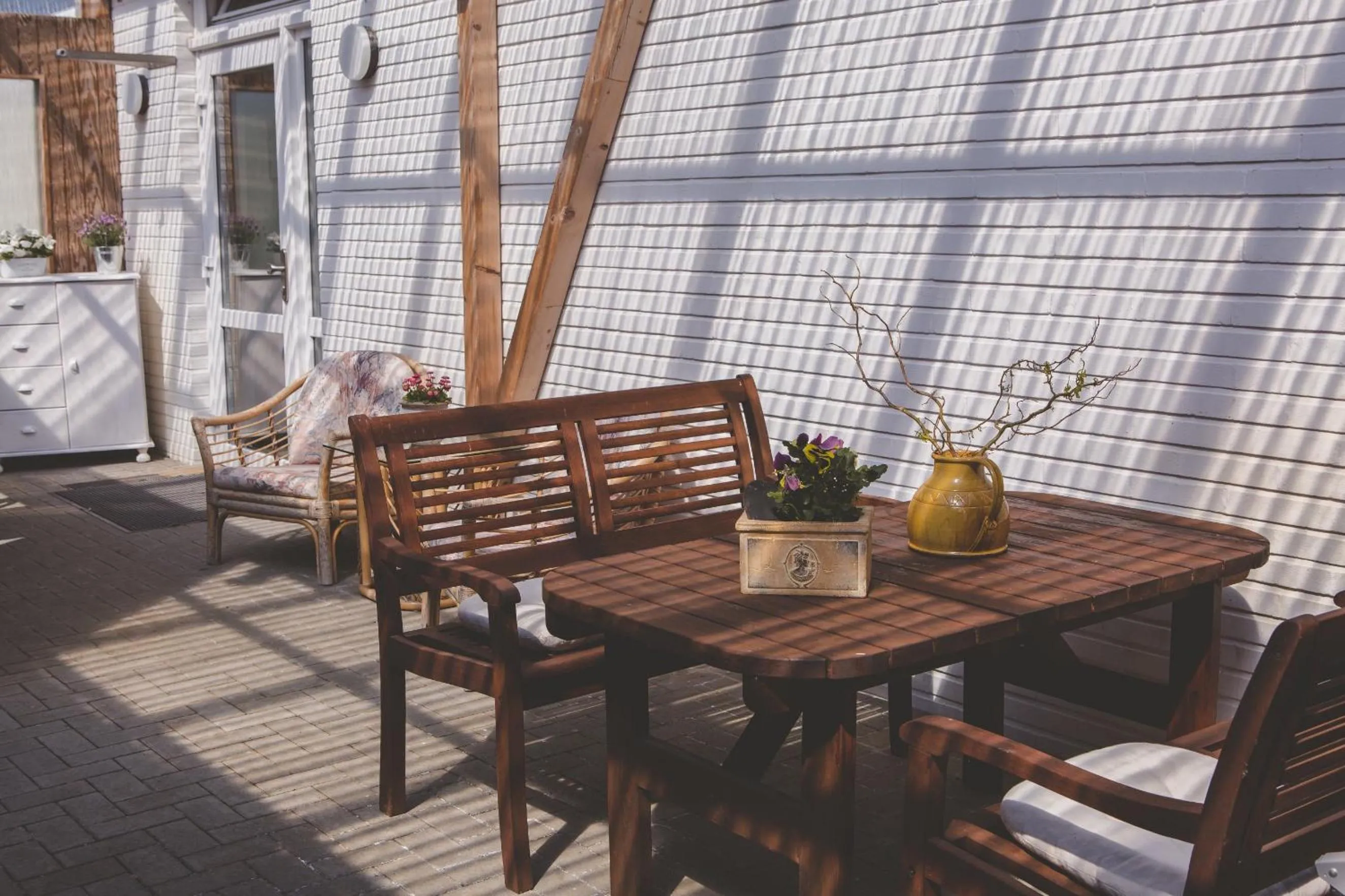 Balcony/Terrace in Garni Hotel & Appartements Nordstrand