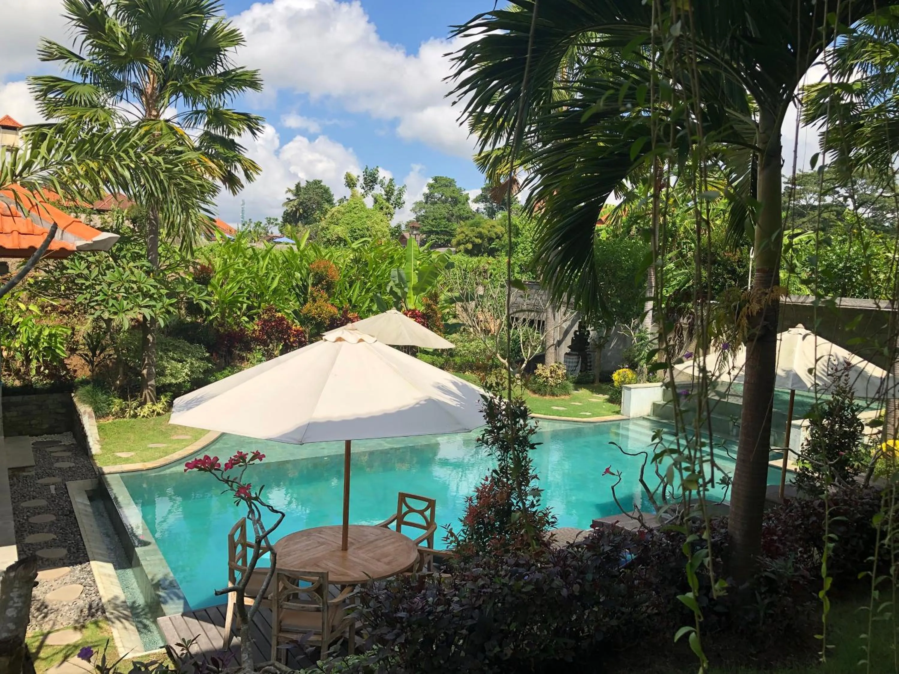 Pool view in Betutu Bali Villas