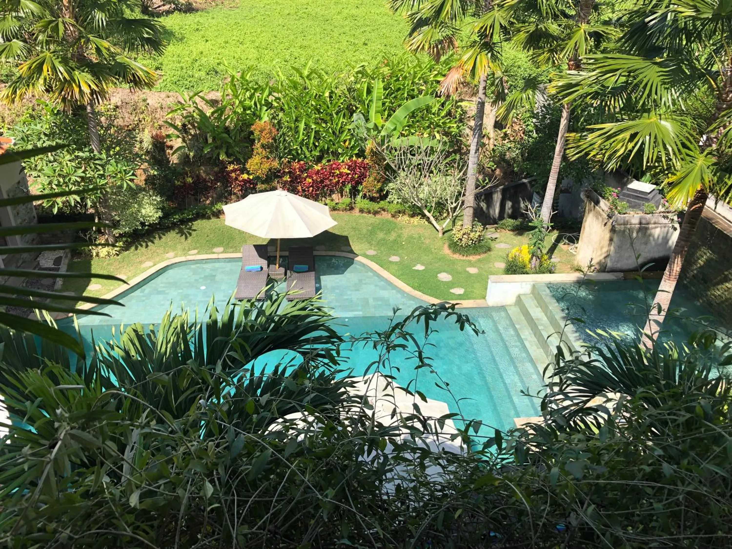 Pool view in Betutu Bali Villas