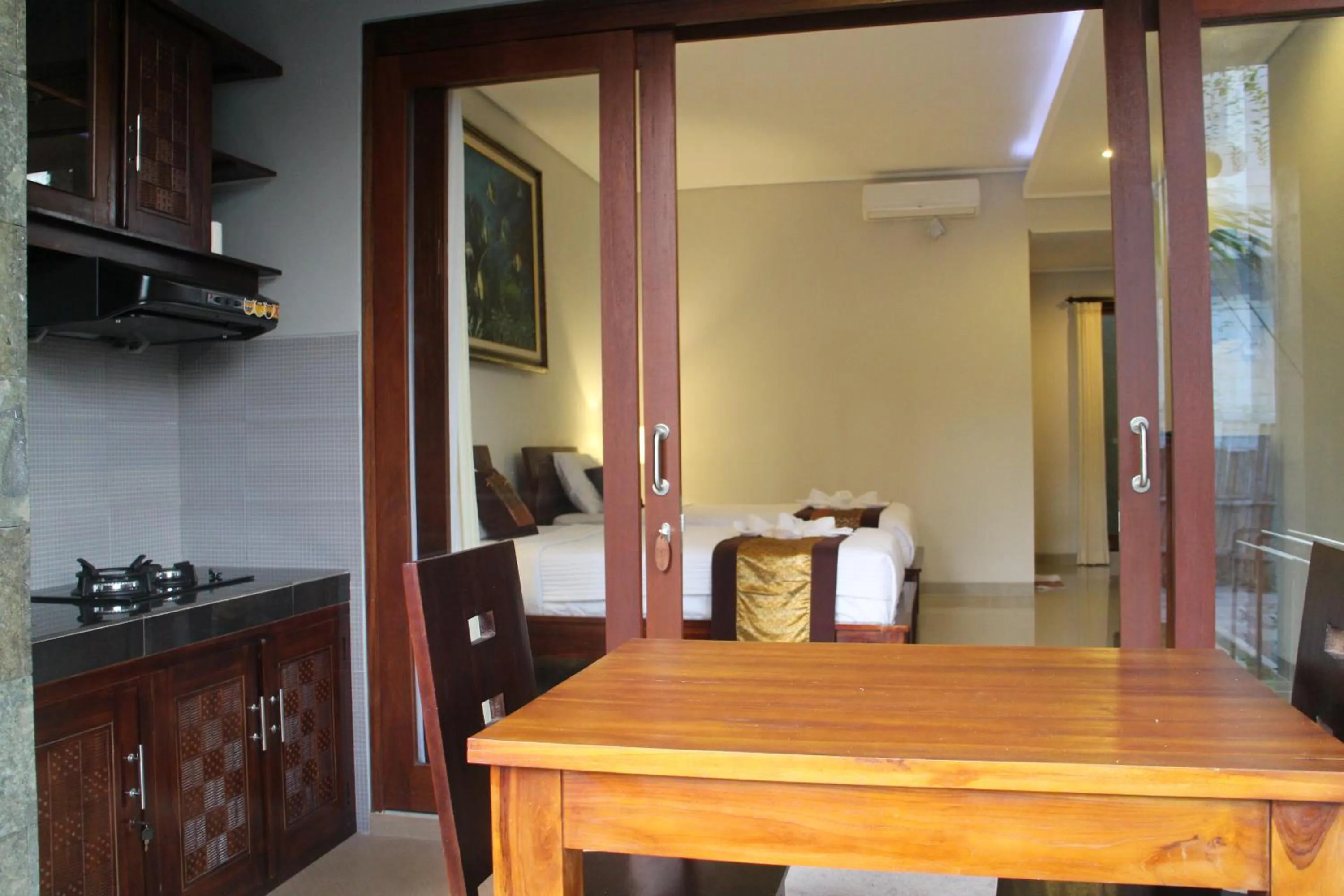 Bed in Betutu Bali Villas