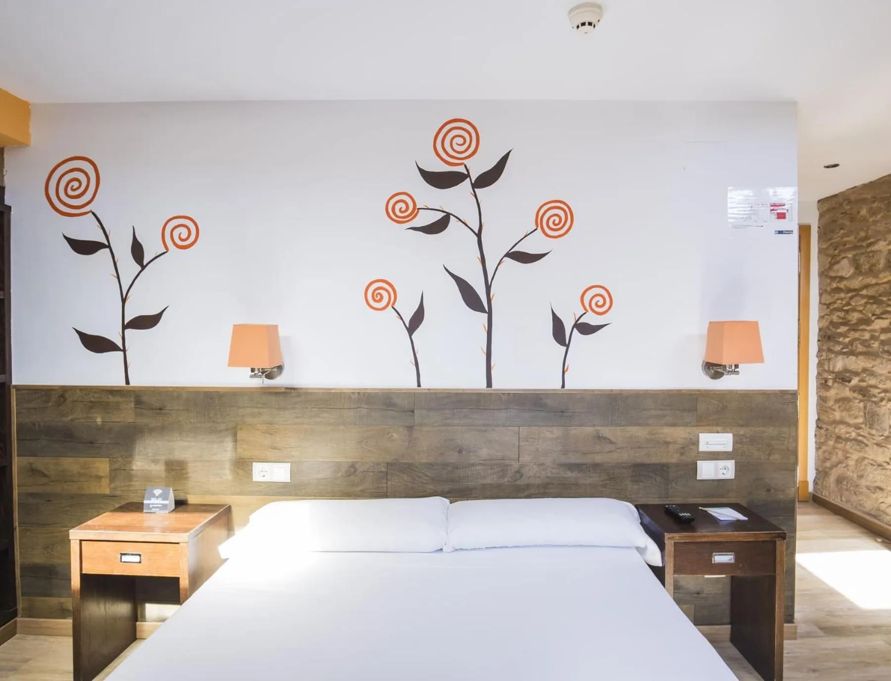 Bed in Hotel Alda Algalia