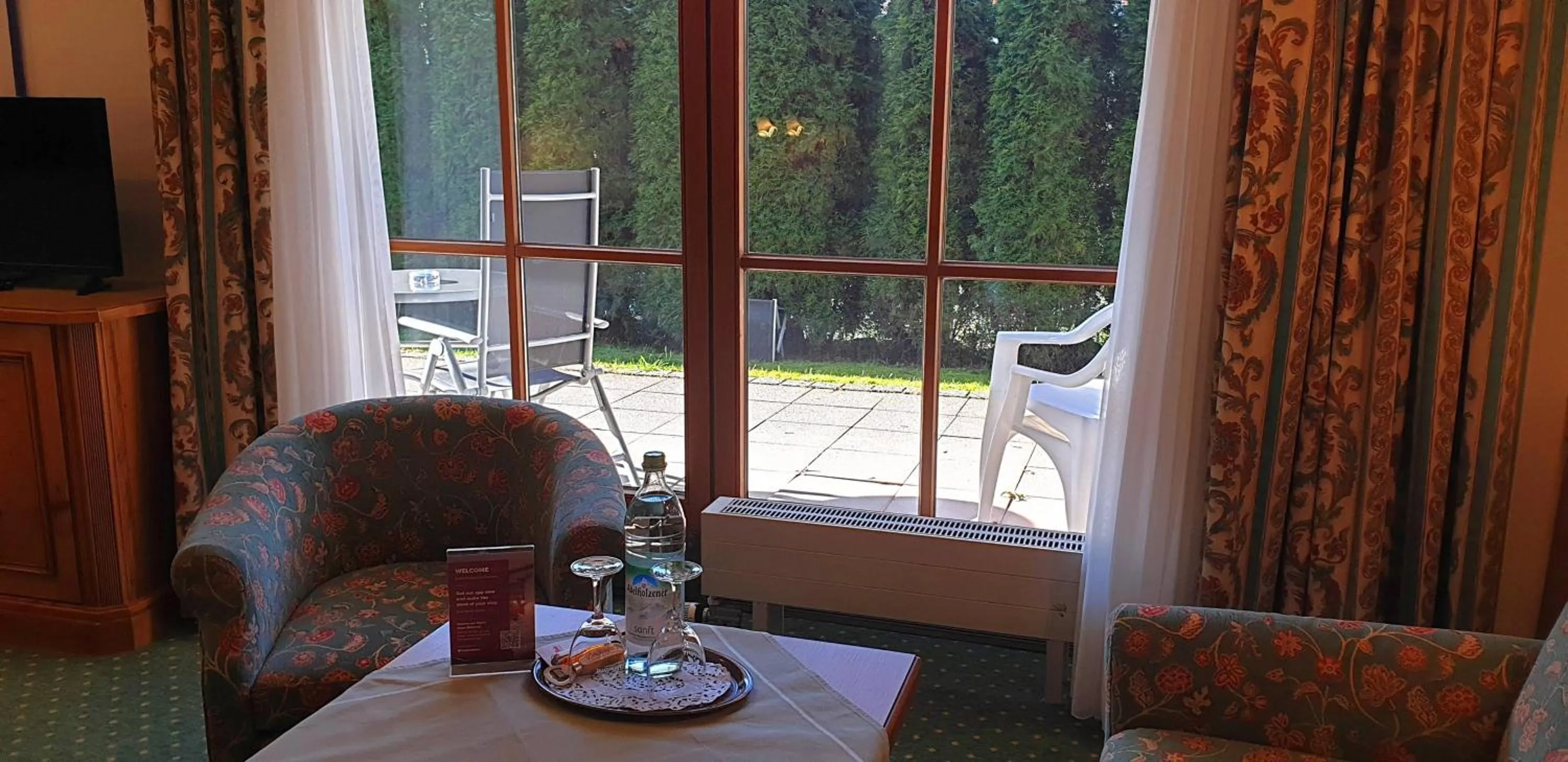 Balcony/Terrace in Alpenotel Rosenhof Ruhpolding, Wellness, Chiemgau Karte, Travelingo Bonus Programm