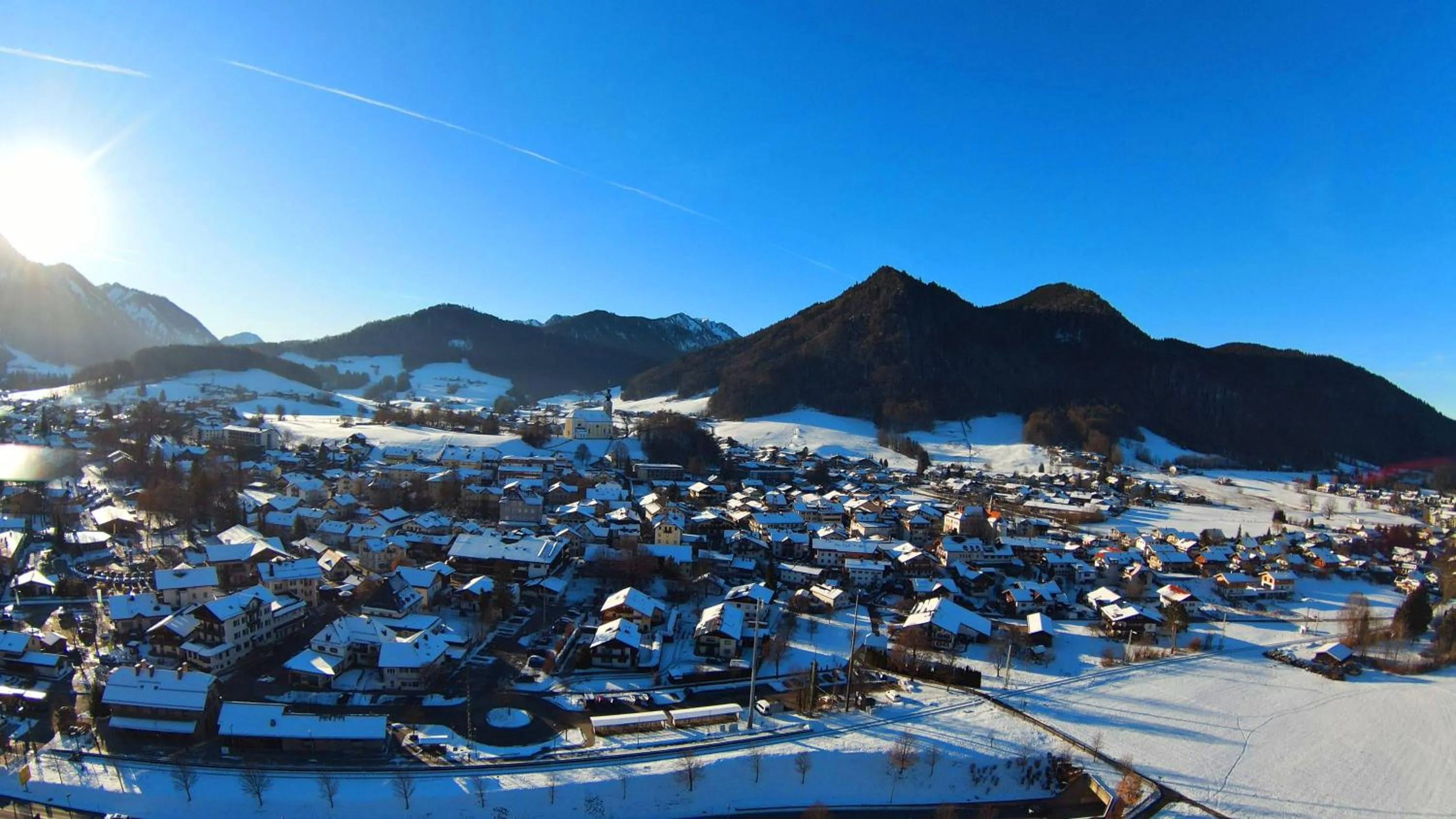 City view in Alpenotel Rosenhof Ruhpolding, Wellness, Chiemgau Karte, Travelingo Bonus Programm