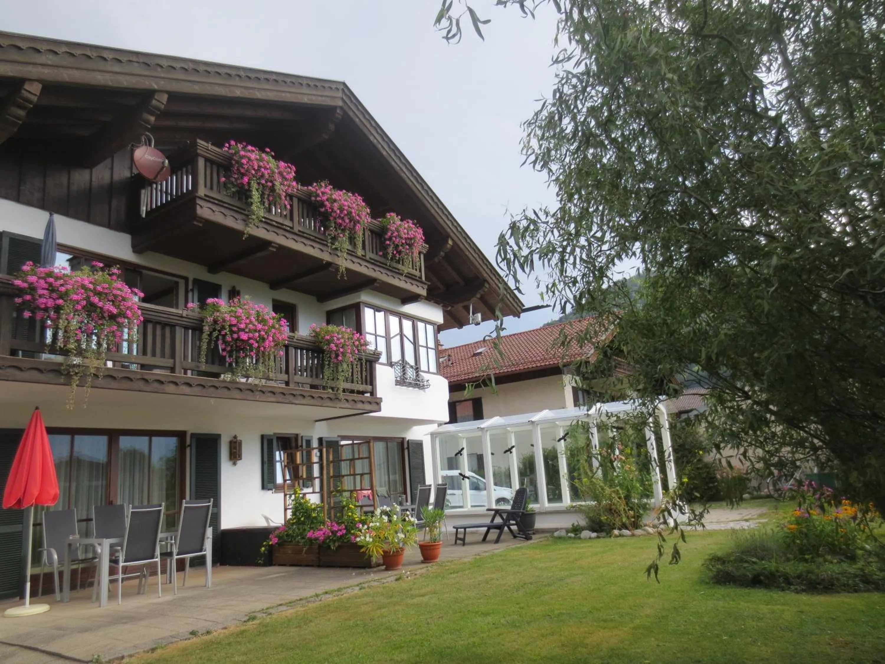 Balcony/Terrace in Alpenotel Rosenhof Ruhpolding, Wellness, Chiemgau Karte, Travelingo Bonus Programm