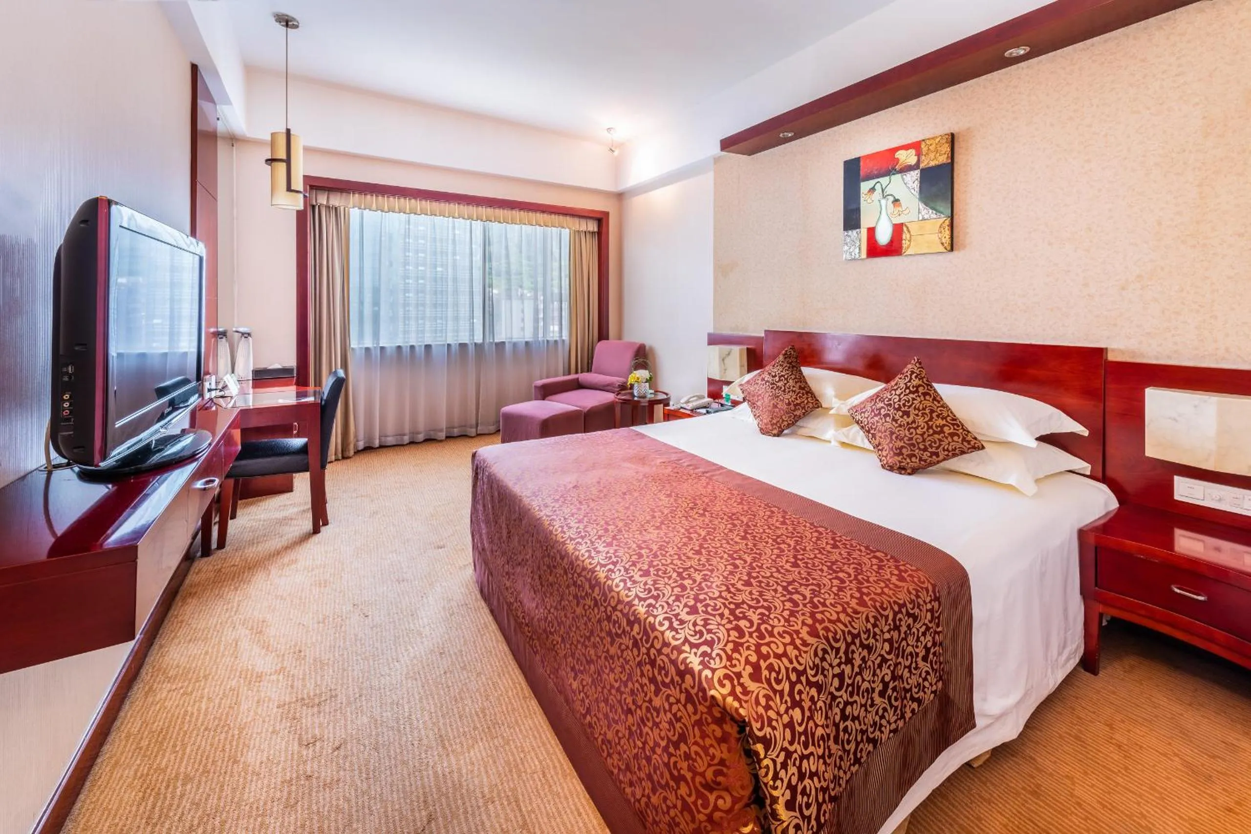 Bed in Yanling Hotel