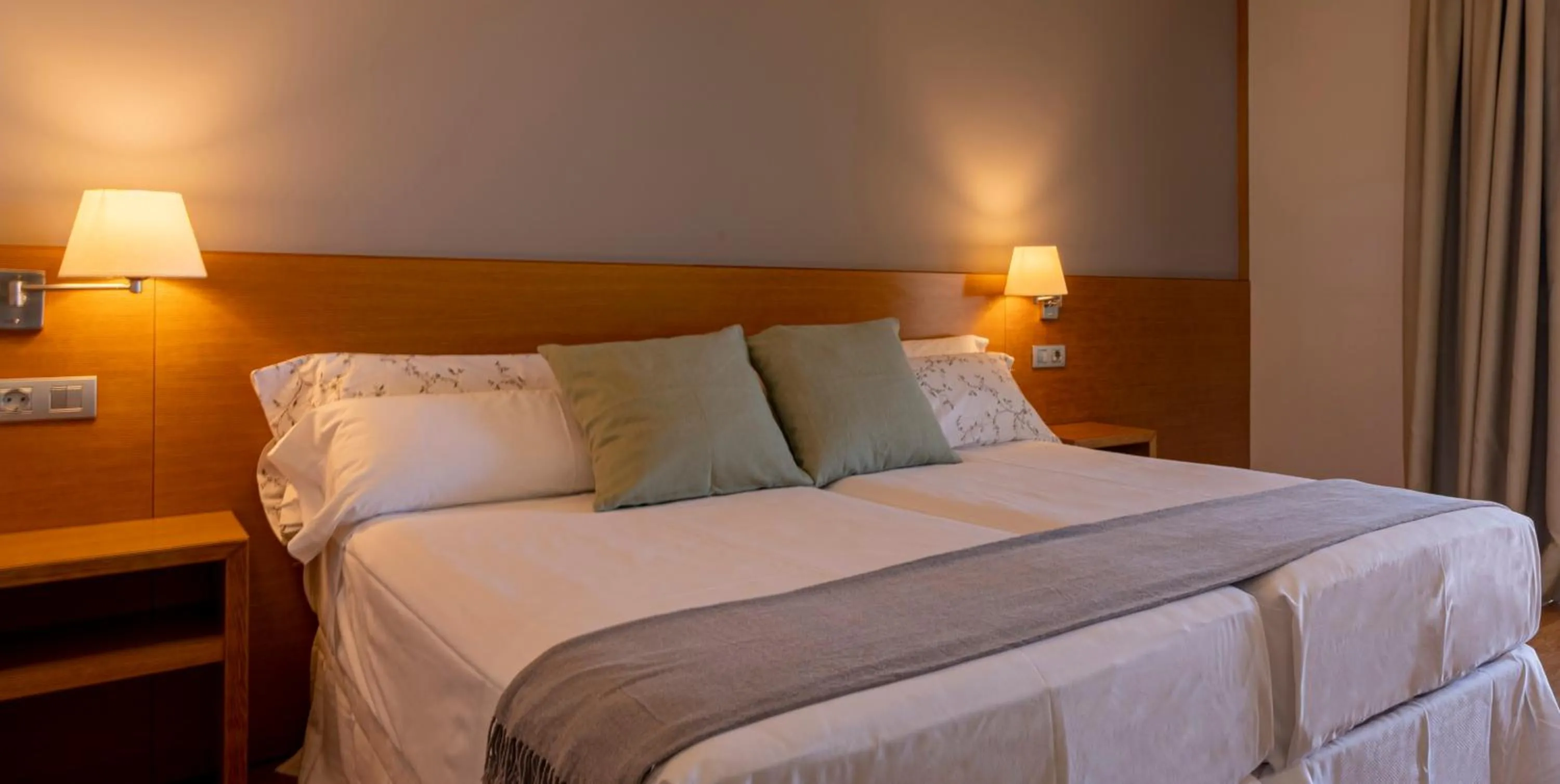 Bed in Hotel Viadero