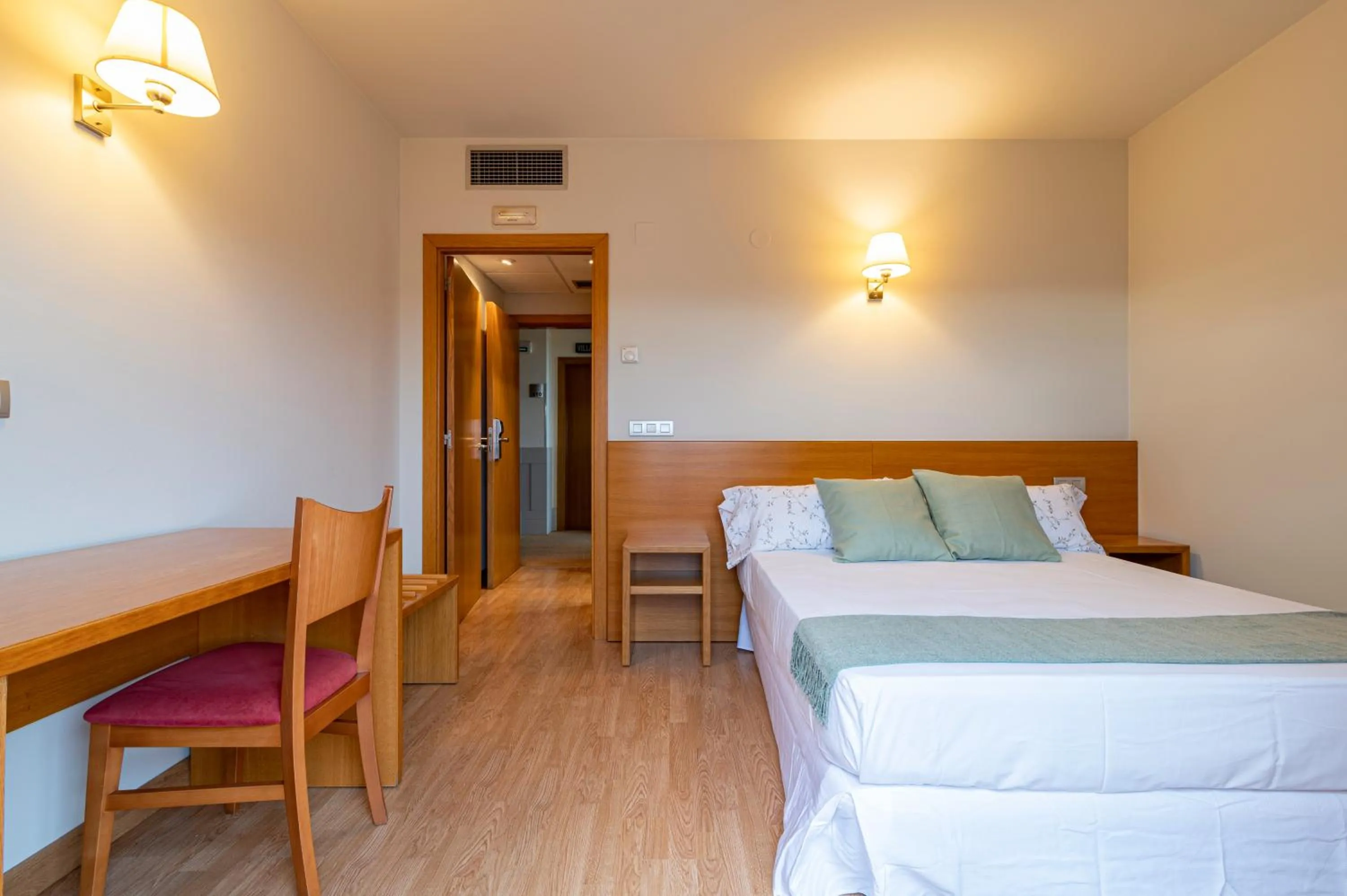 Bed in Hotel Viadero