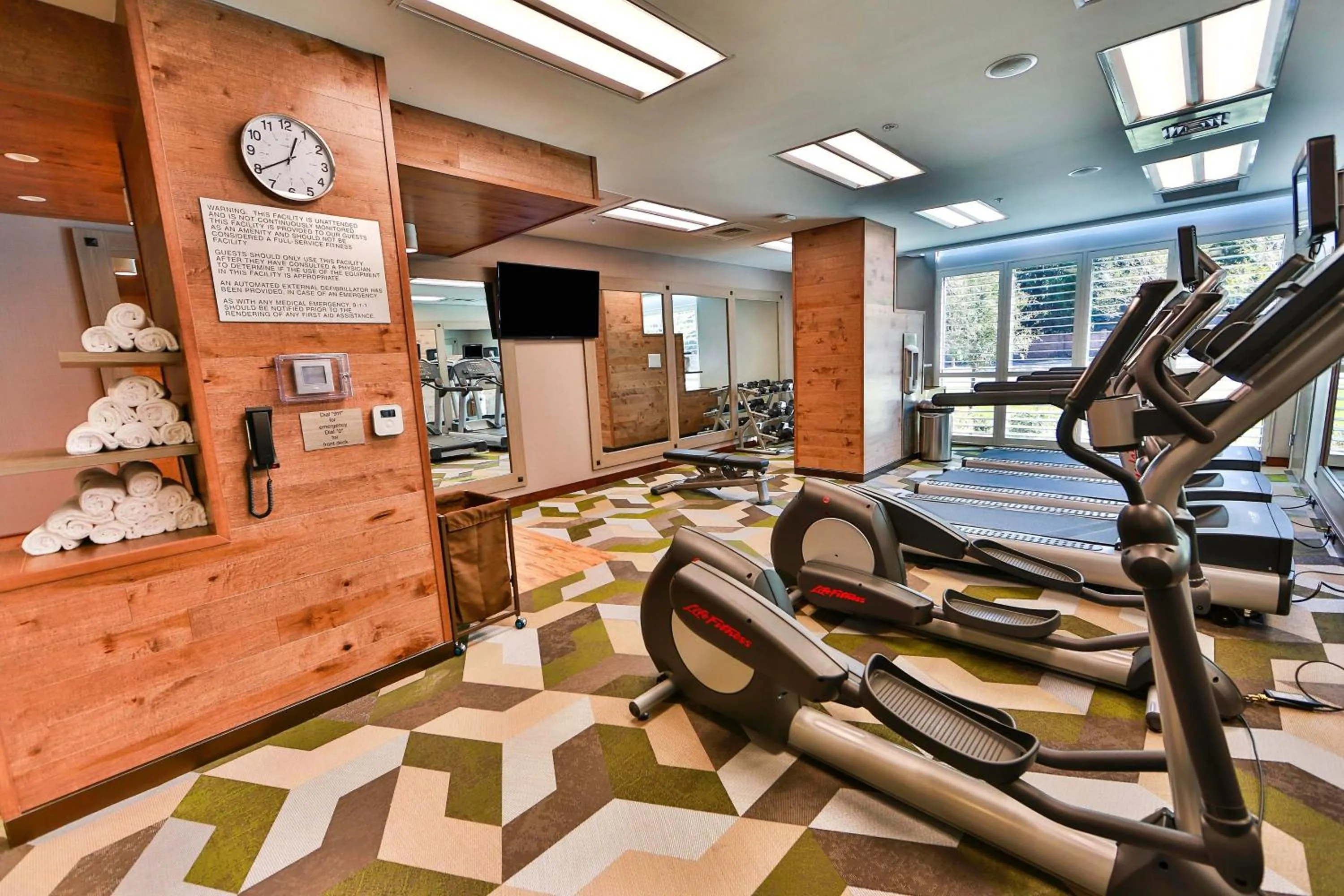 Fitness centre/facilities in Fairfield Inn & Suites by Marriott Savannah Midtown
