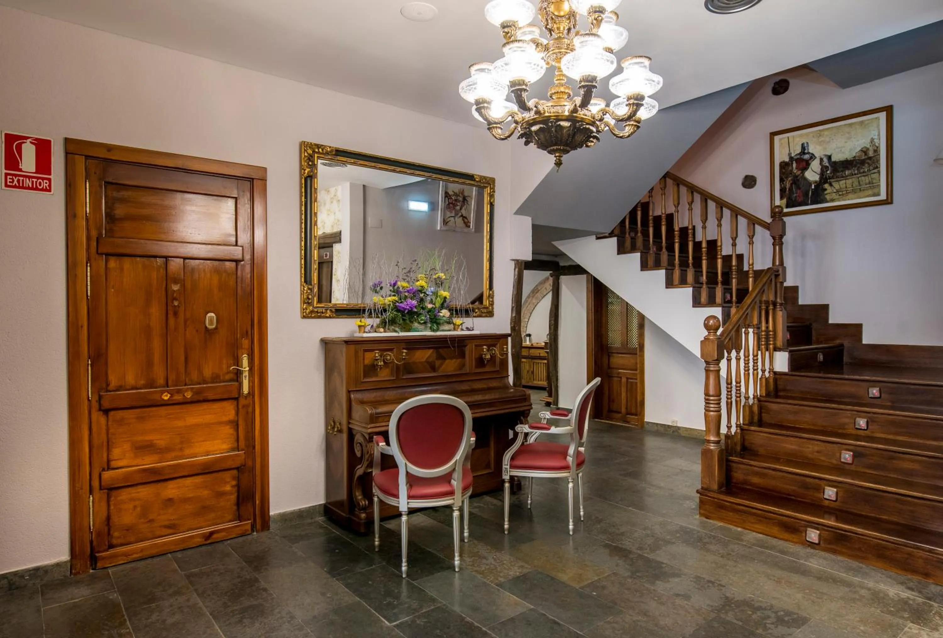 Lobby or reception in Hotel Alda Vía León