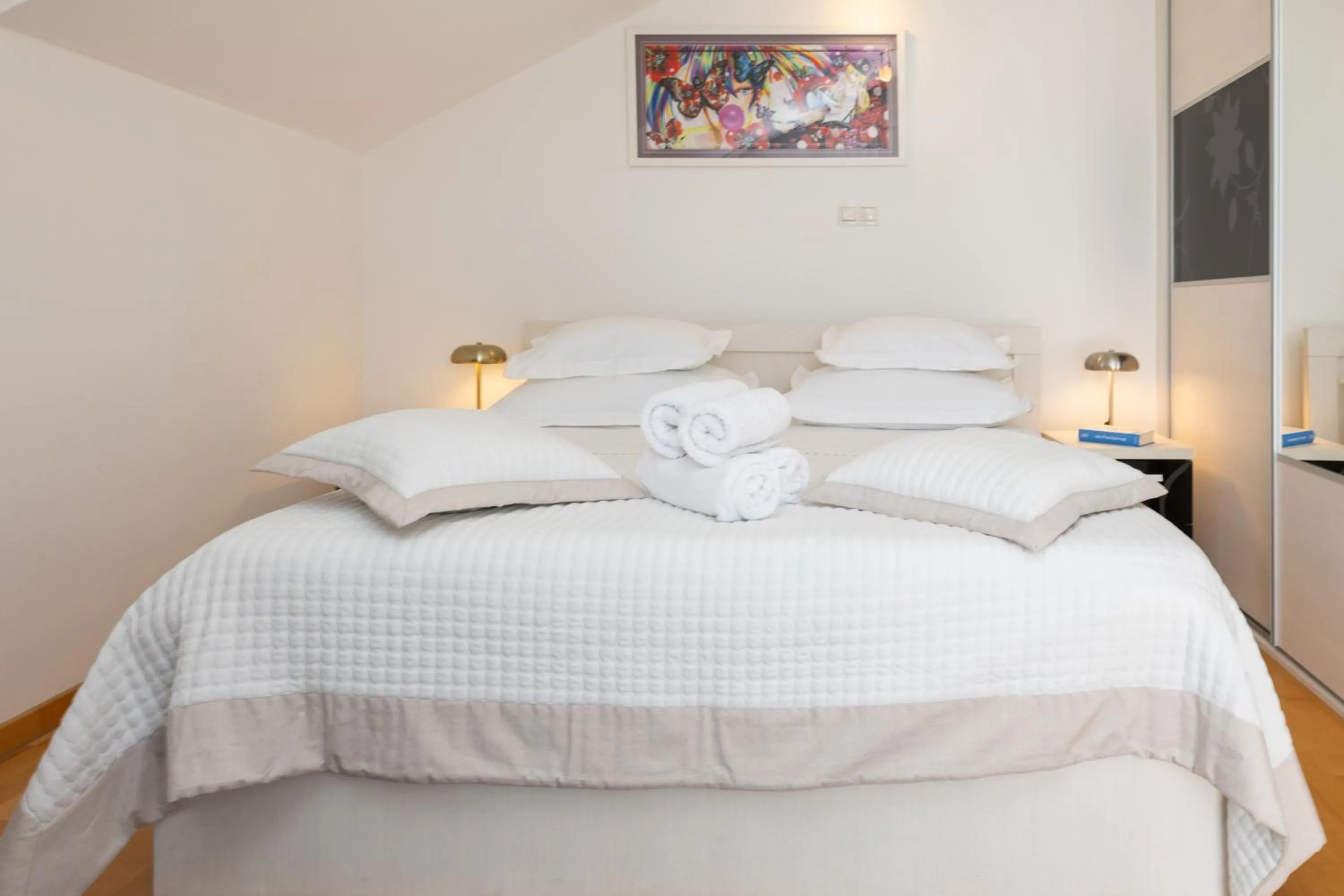 Bed in Apartment Dome