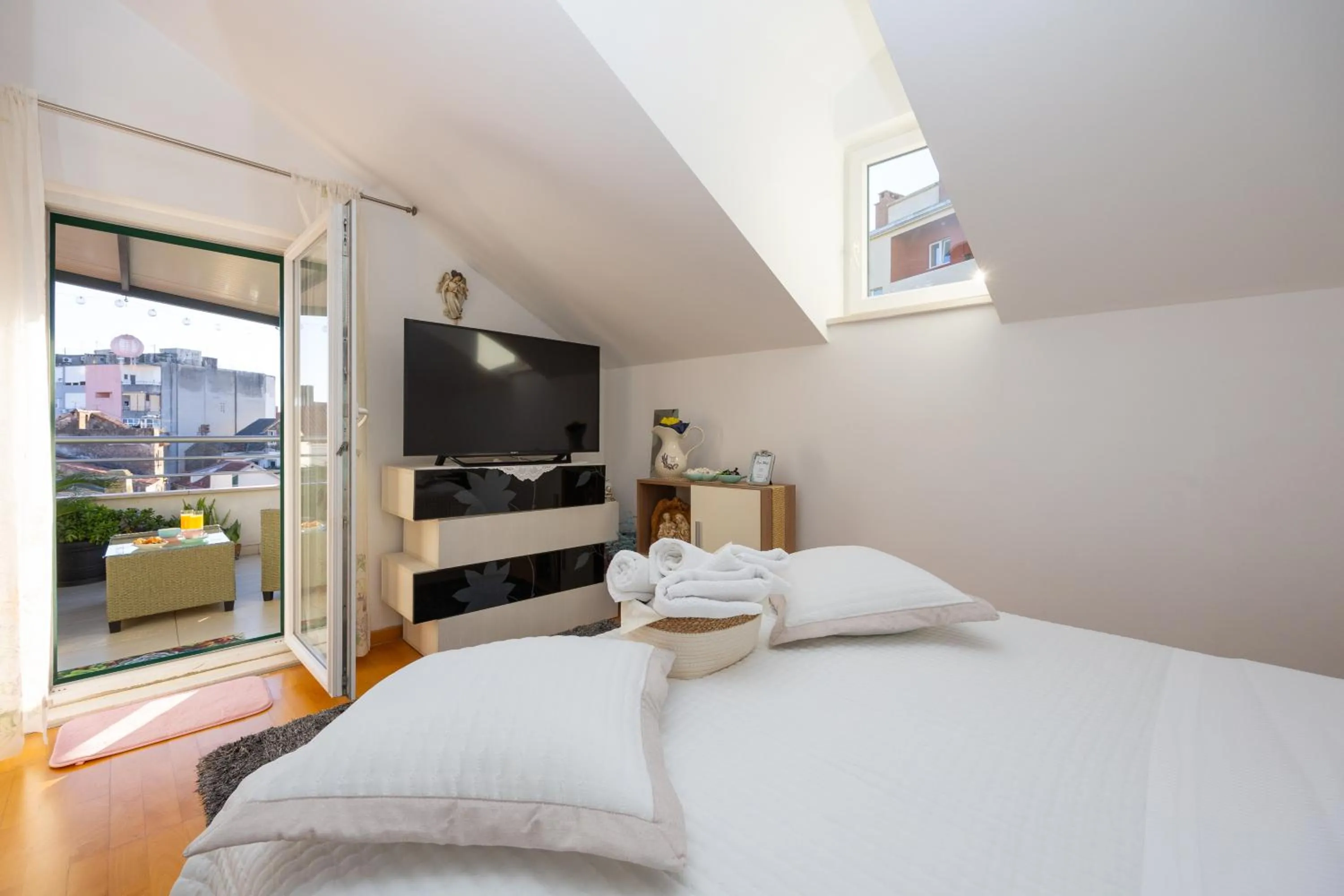 View (from property/room), Bed in Apartment Dome