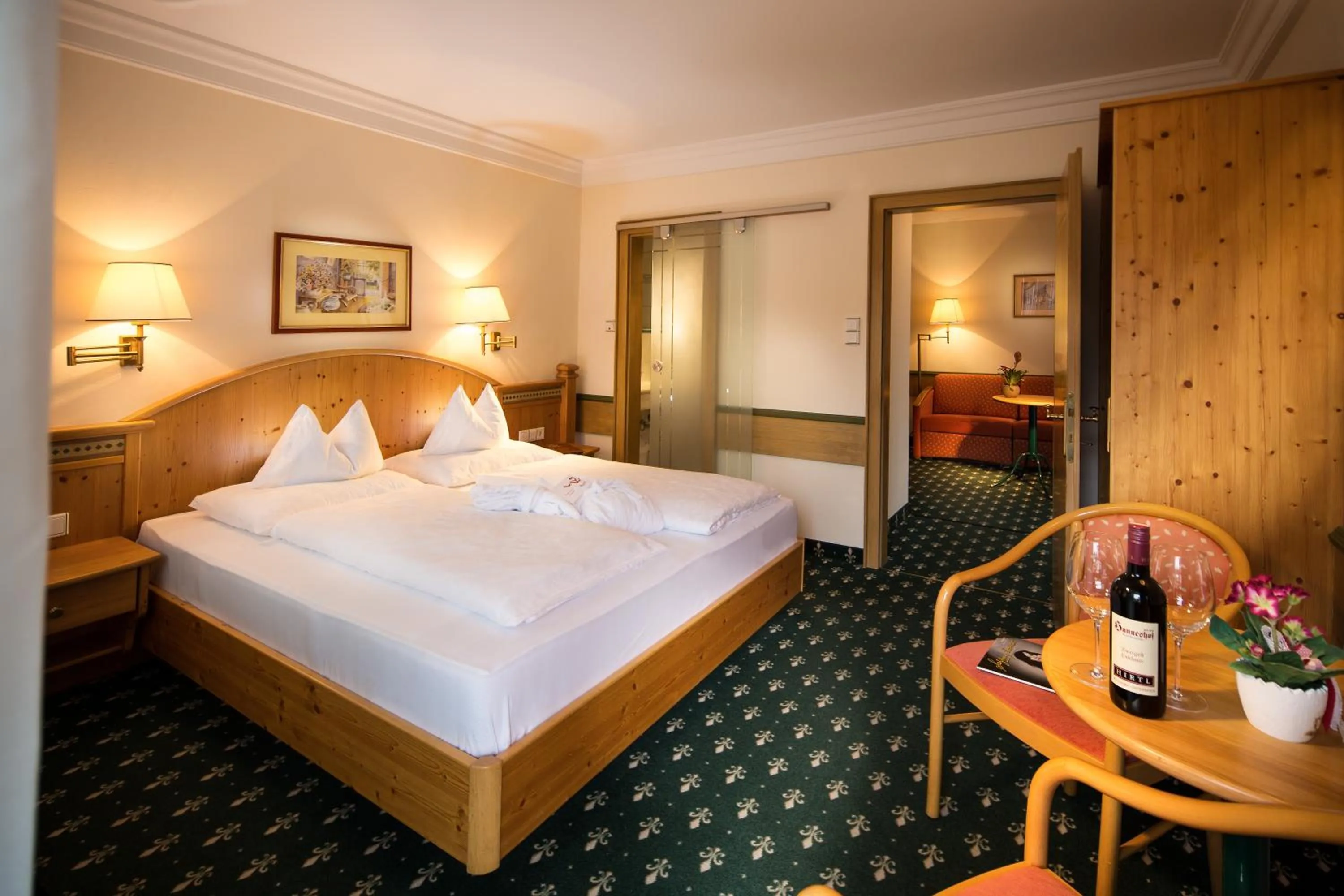 Photo of the whole room, Bed in Vital - und Wellnesshotel Hanneshof