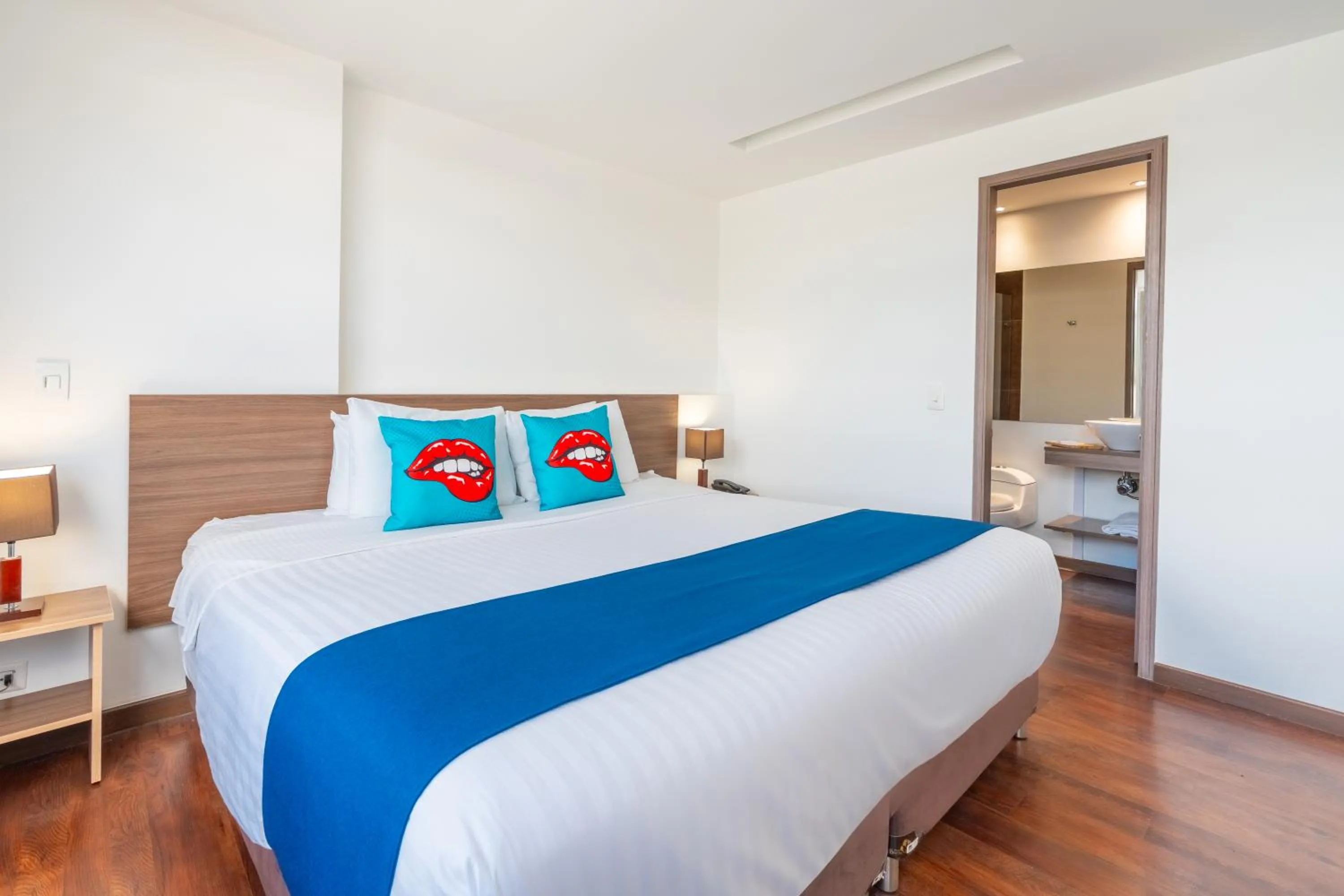 Bed in Pop Art Hotel Tocancipá y Centro de Convenciones