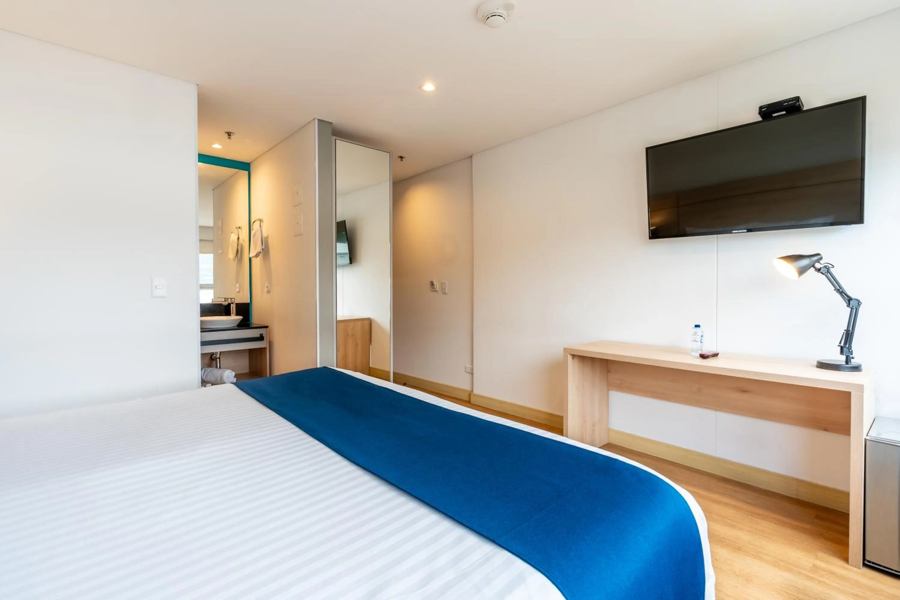 Bed in Pop Art Hotel Tocancipá y Centro de Convenciones