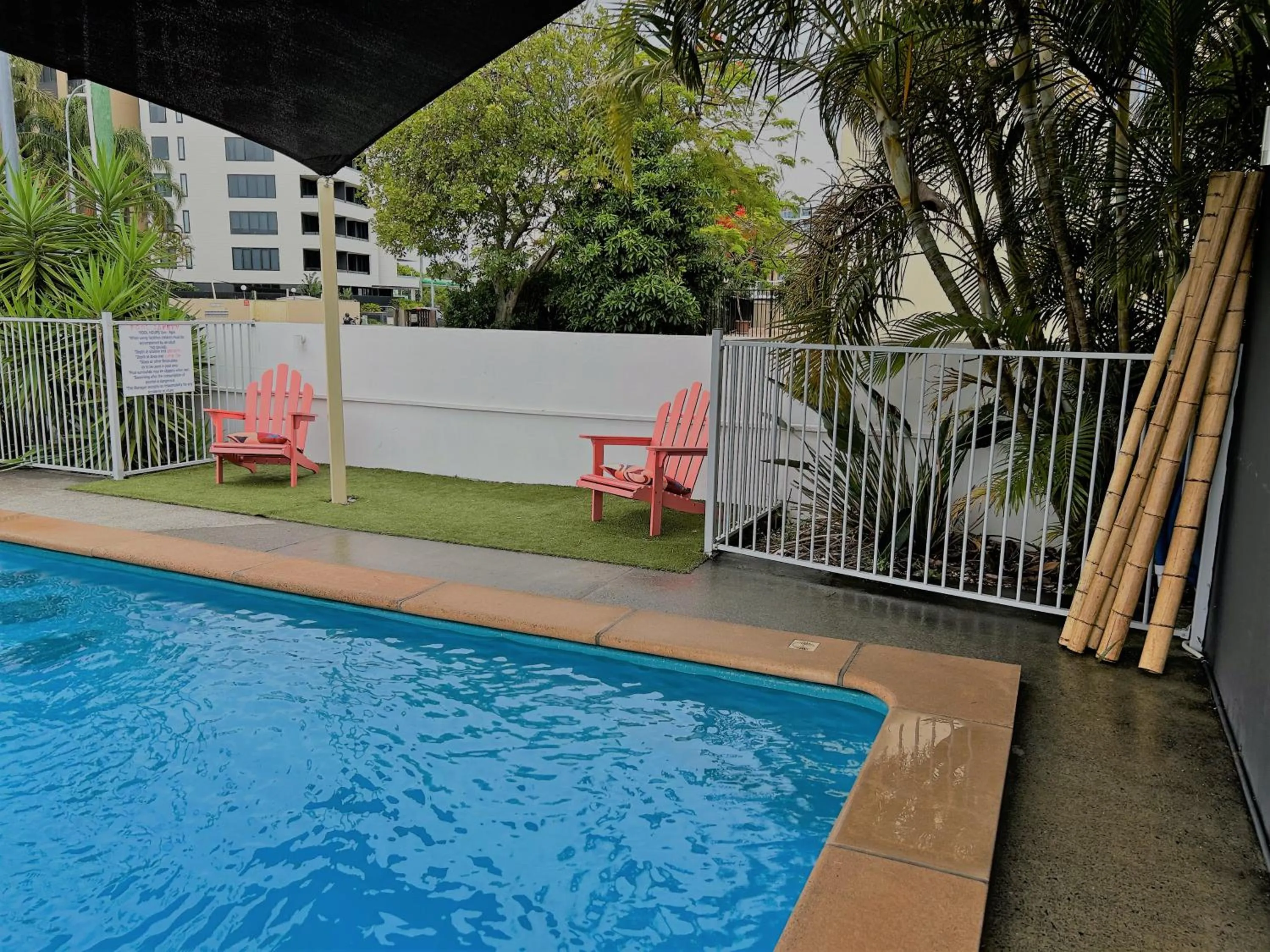 Swimming pool in Pacific Coast Motel
