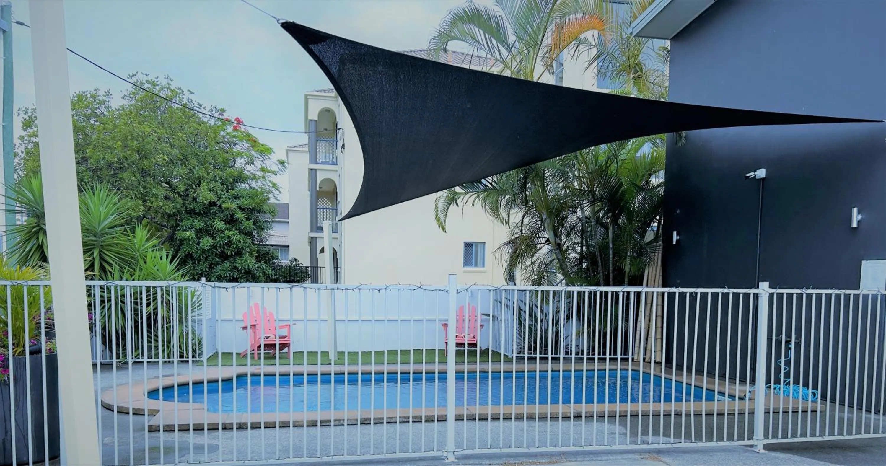 Swimming pool in Pacific Coast Motel